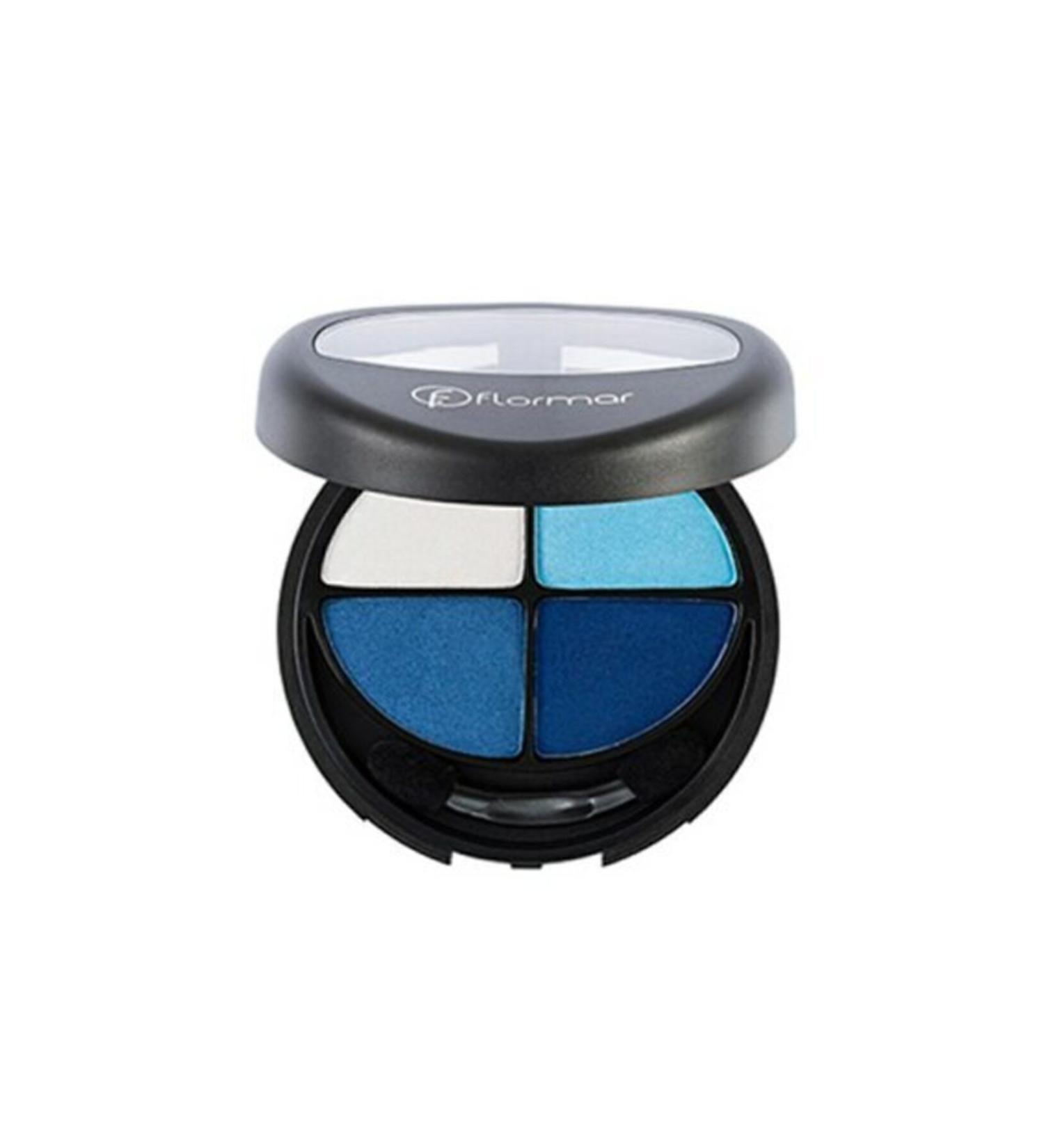 Flormar 4-Pack Eyeshadow - Quartet Eye Shadow No: 407 Blues Love 8690604086825