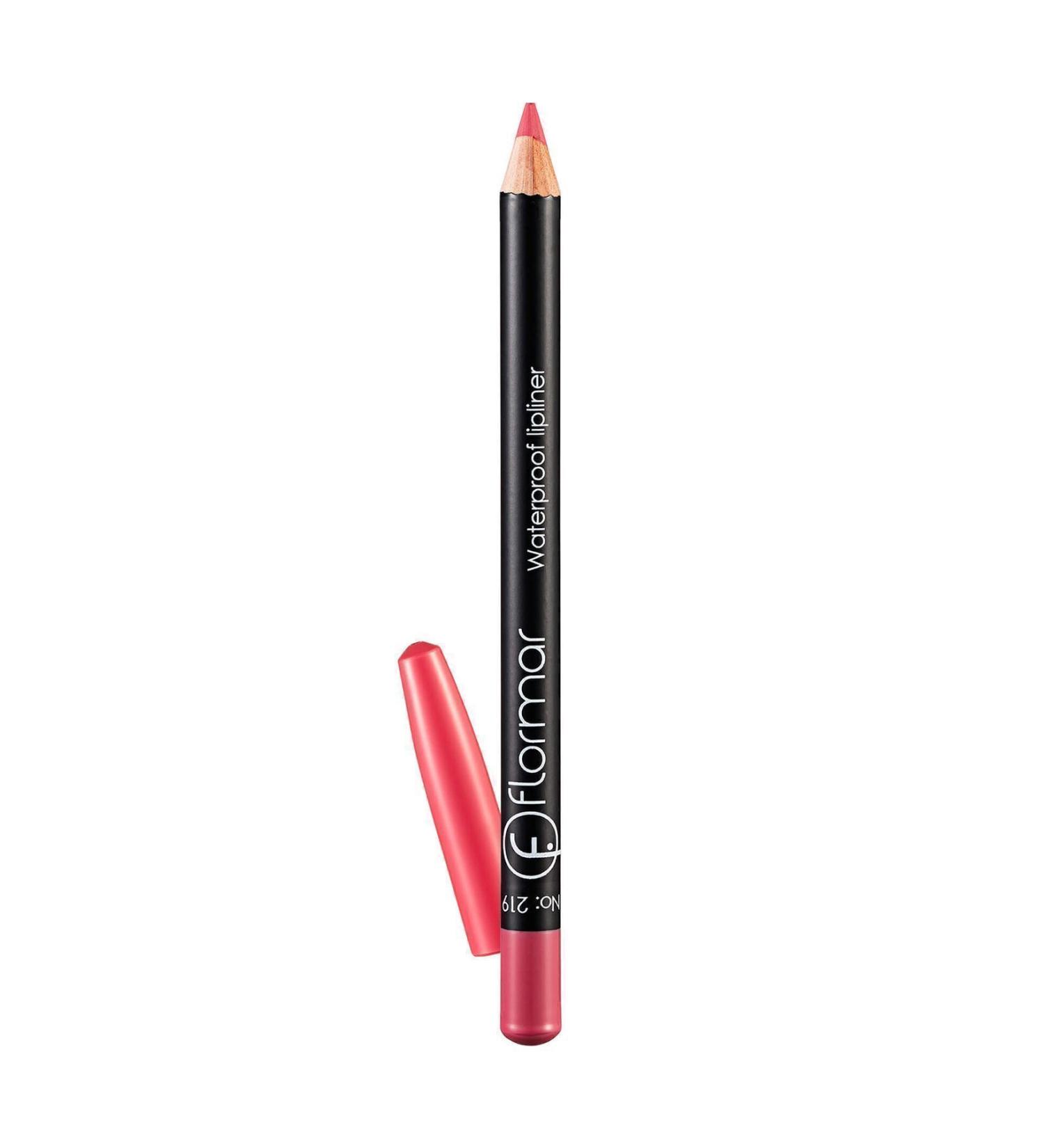 Flormar Lip Pencil - Waterproof Lipliner 219 Rose Wood 8690604111190