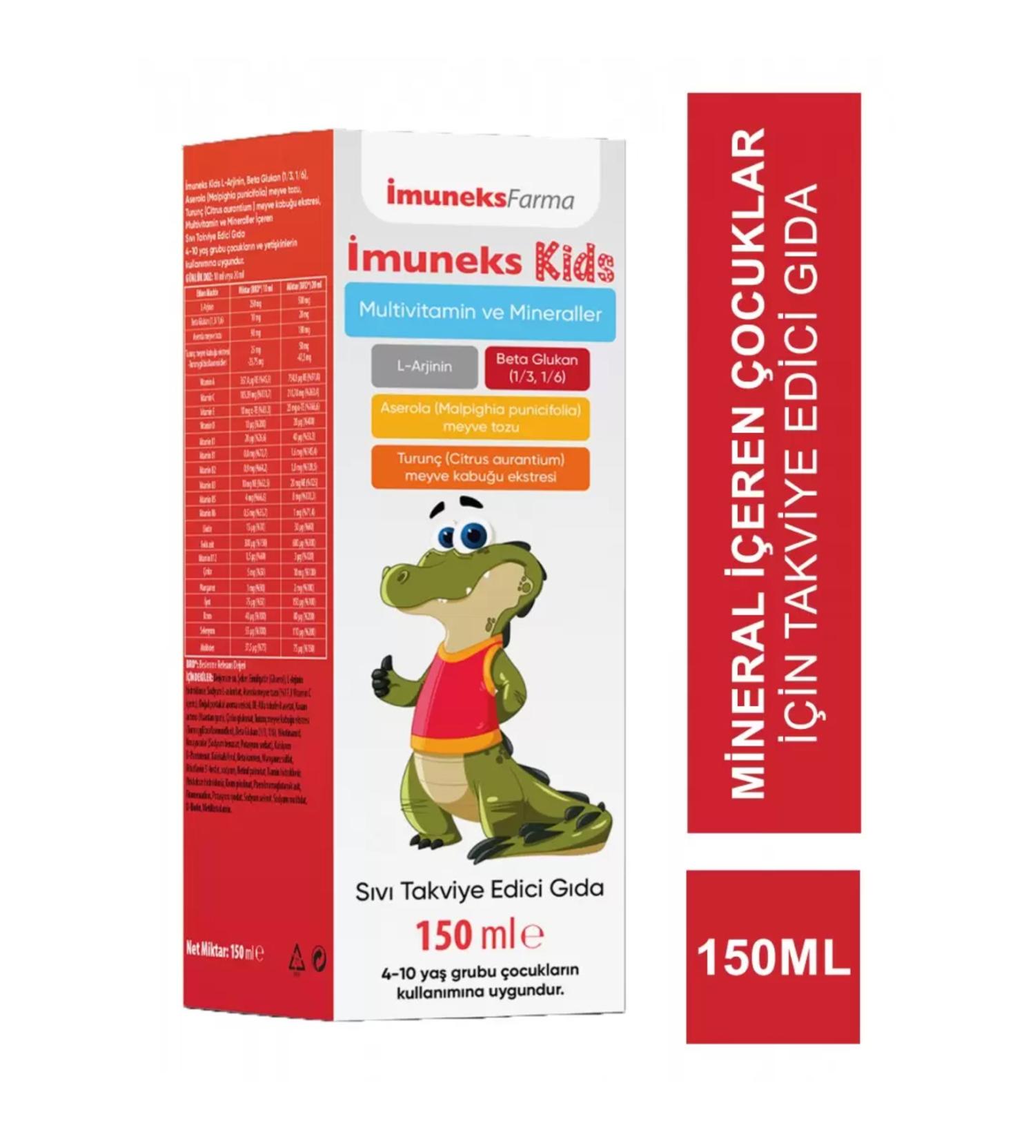Imuneks Imuneks Kids Multivitamin and Minerals Supplementary Food 150 ml