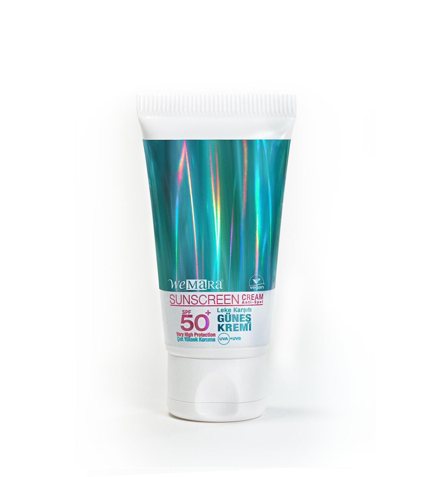 WeMara We Mara Anti-spot Sunscreen Cream Spf 50 - Buy Online on GoSupps.com