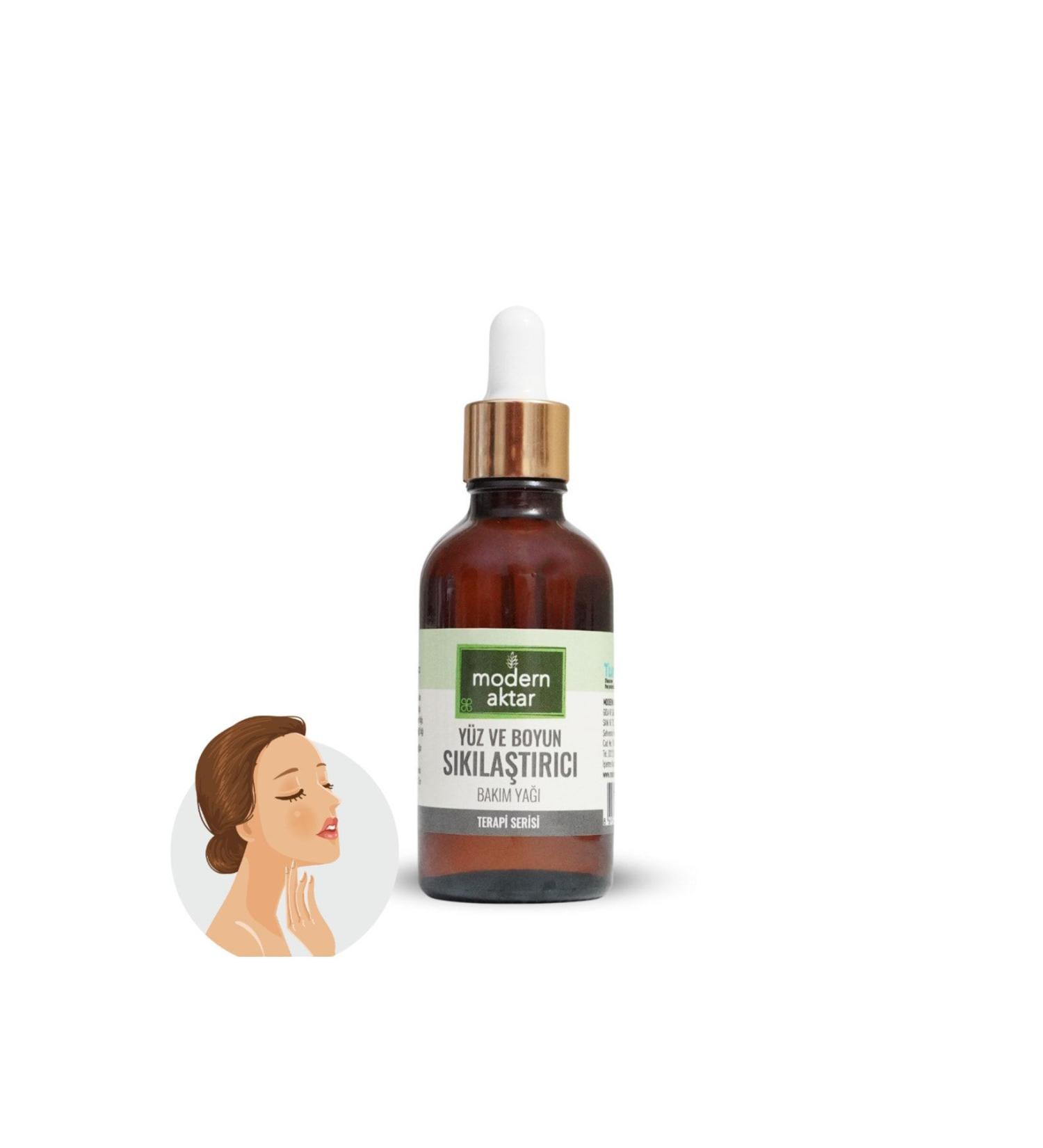 modern herbalist Natural Face and Neck Firming Care Oil 50 ml