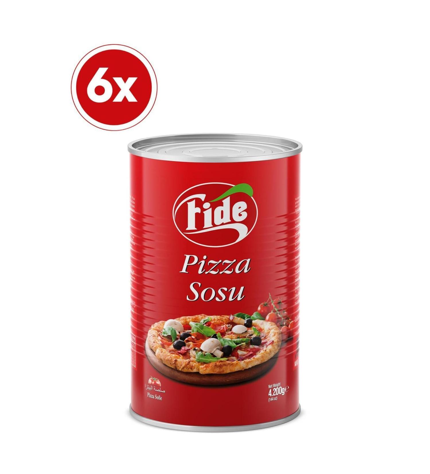 F DE Fide Pizza Sauce 6 X 4200 gr
