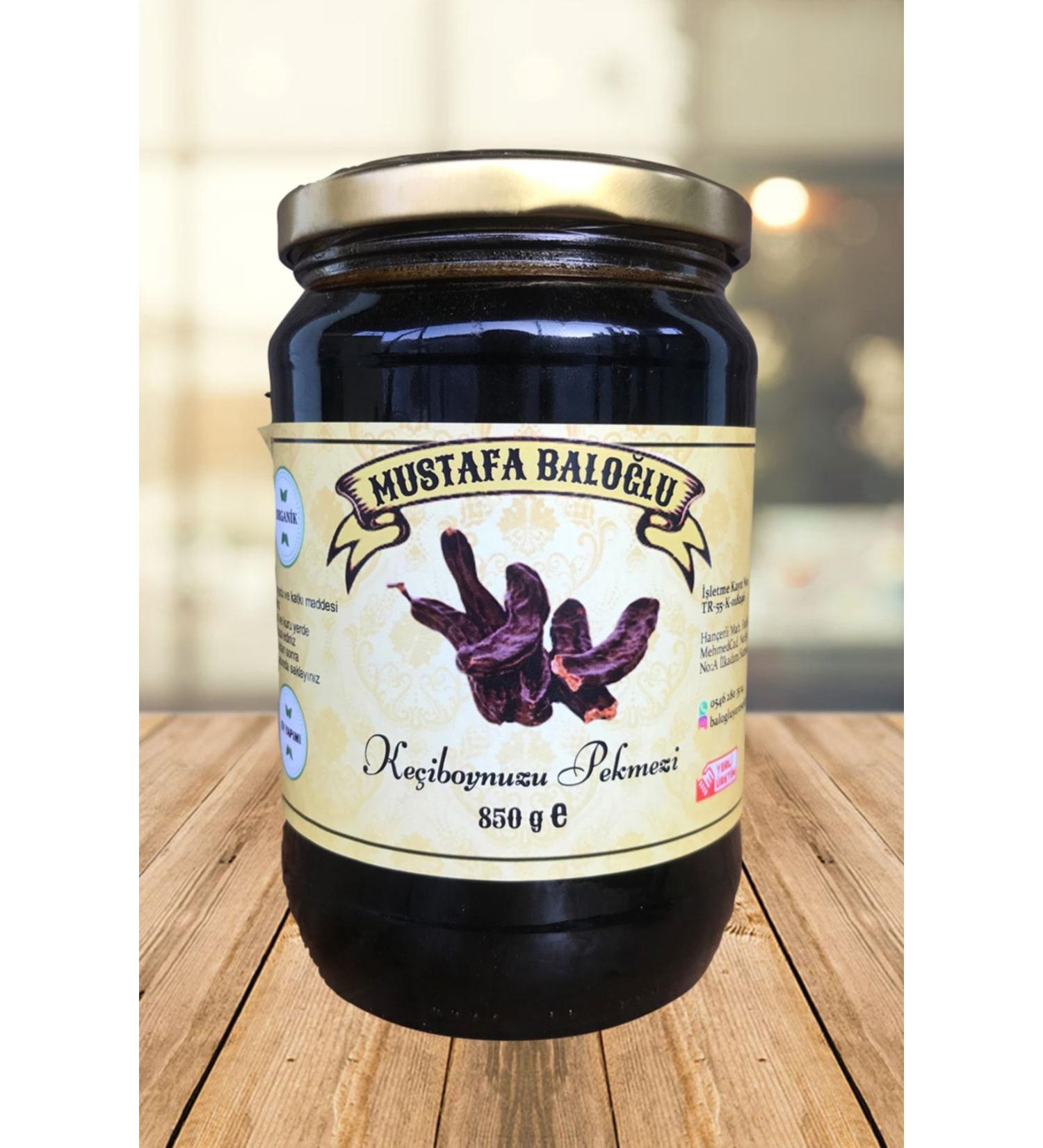 Mustafa Balo lu Honey Products Carob Molasses (ORGANIC - HOME MADE - THICK CONSISTENCY) 950 gr