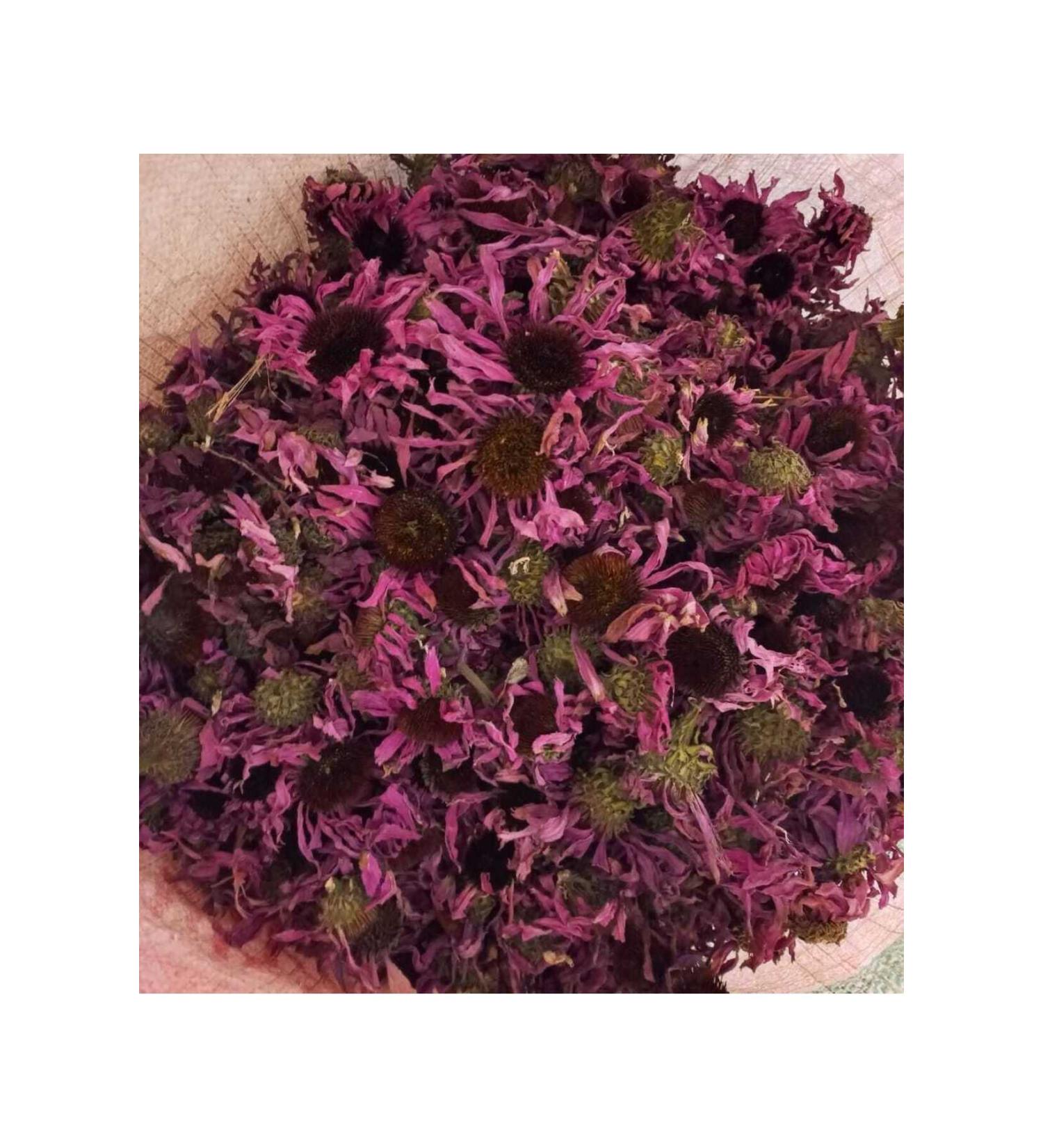 NATURE'S BLESSING Echinacea Flower 200 gr ORGANIC (Naturally Dried Sifted Additive-Free)