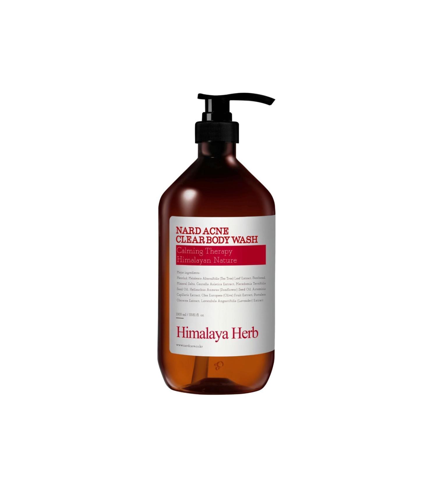 Nard Acne Clear Body Wash - Anti-Acne Shower Gel 500ml - Buy Online on GoSupps.com