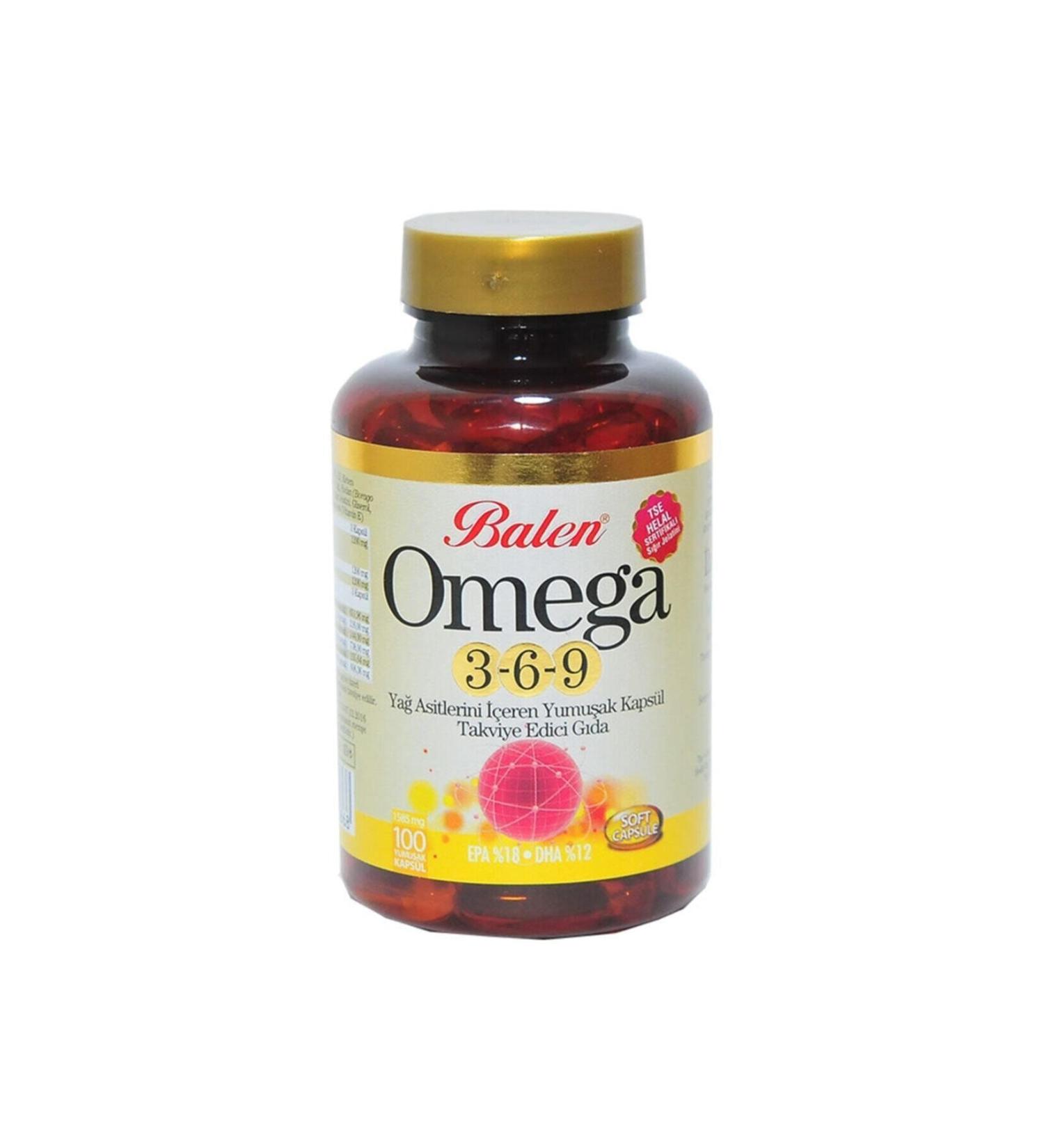 Balen Omega 3-6-9 100 Softgels*1585mg