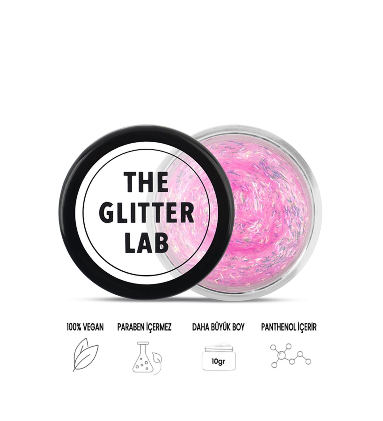 The Glitter Lab Gel Form Shiny Glitter - Pink Freckles - Buy Online on GoSupps.com