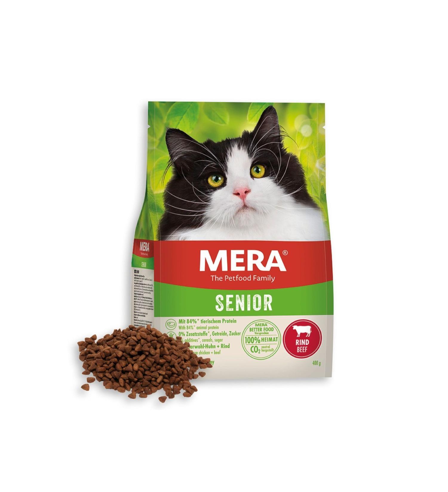 Mera The Petfood Family Mera Senior Cats Grain-Free 8+ Years Old Cattle Cat Food 2KG