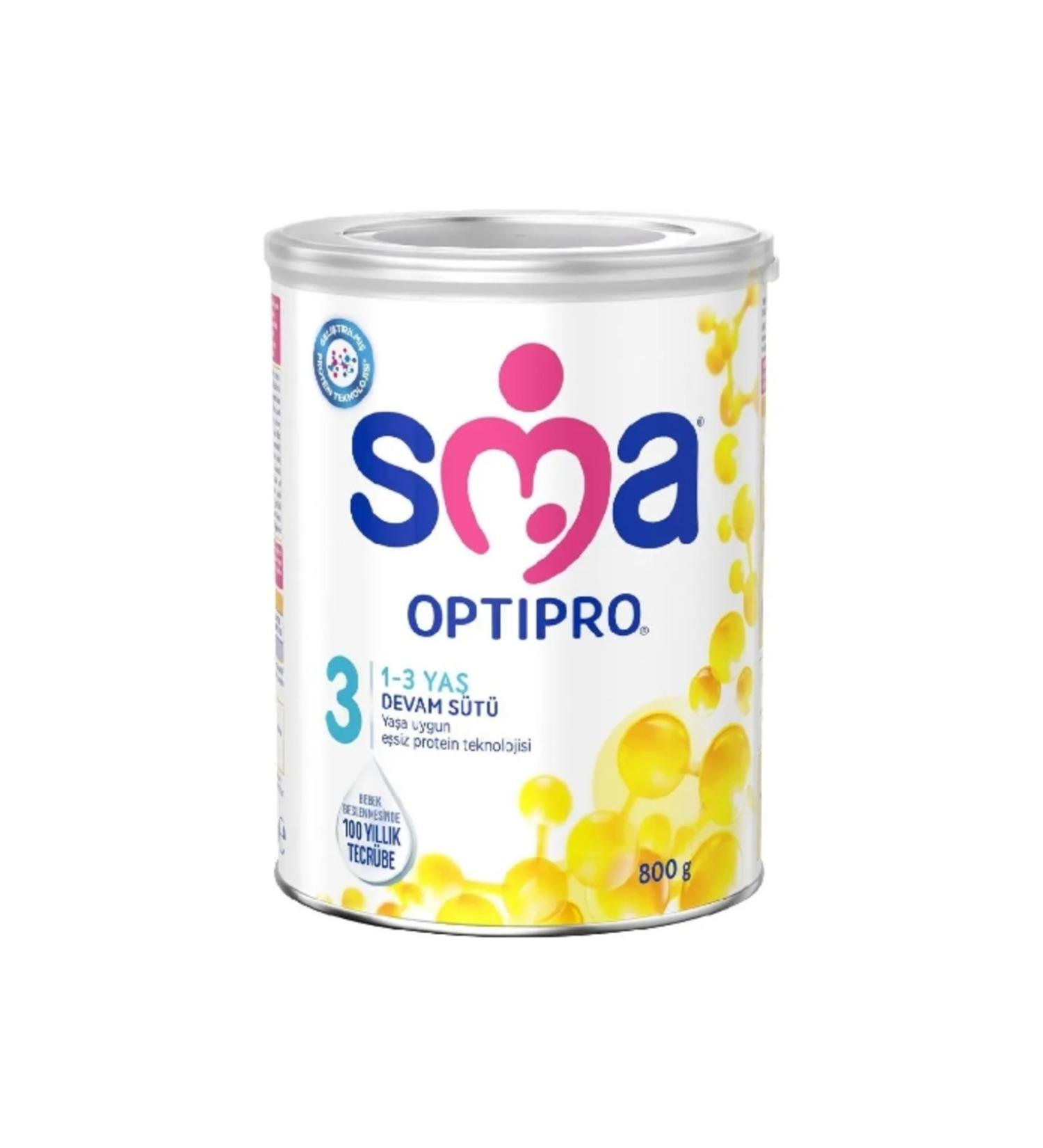 SMA 6 SMA OPTIPRO 3 800 gr 1-3 Years Follow-On Milk