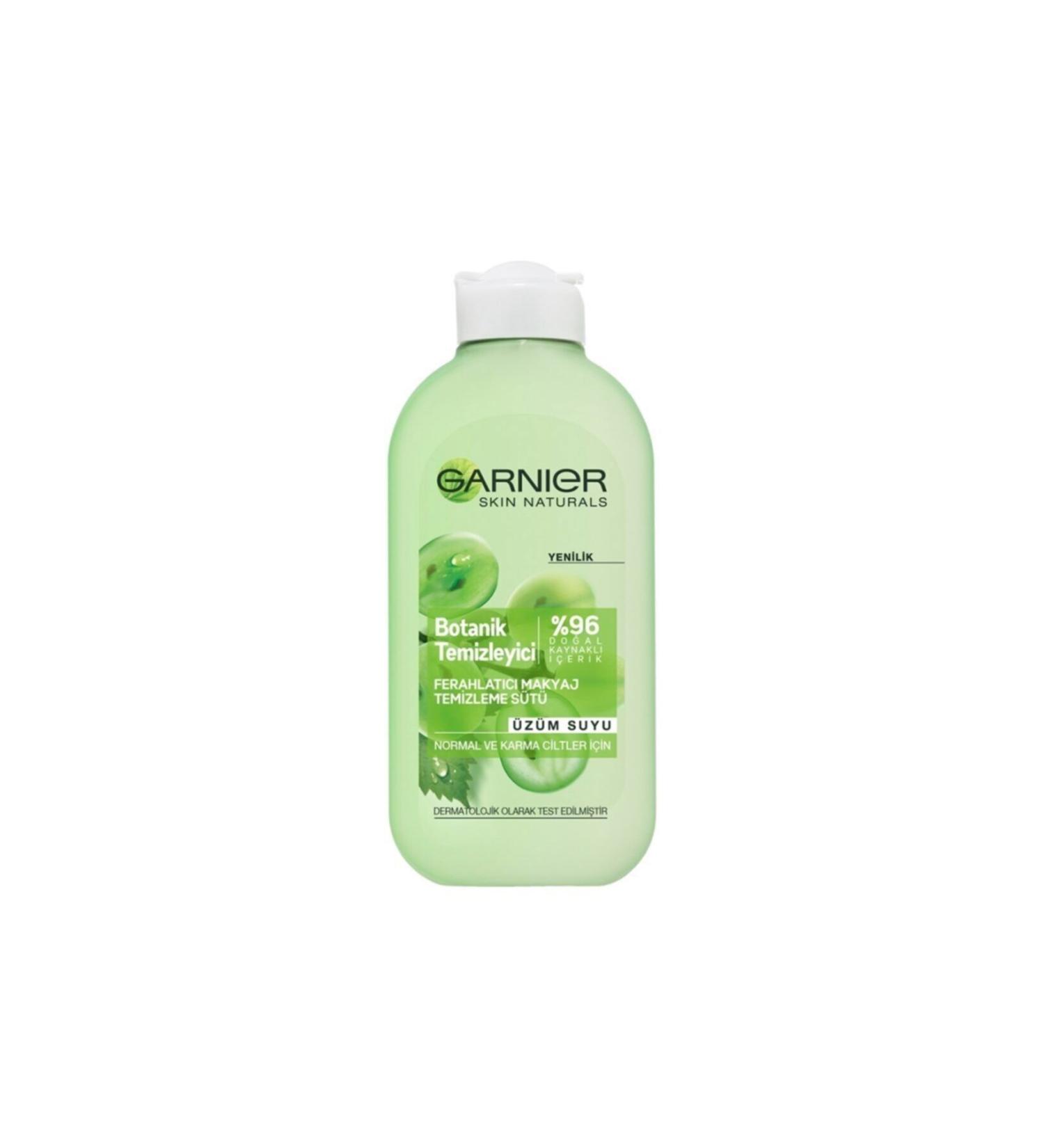 Defne Mine Cosmetics Garnier Refreshing Botanical Makeup Remover Grape Milk Normal / Mixed 200 Ml