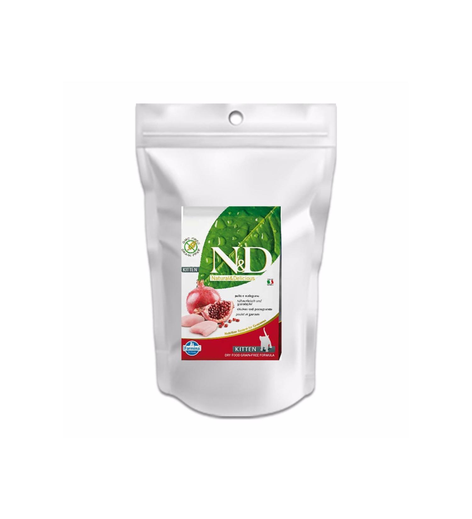 N & D Grain Free Chicken Kitten Food 1 kg
