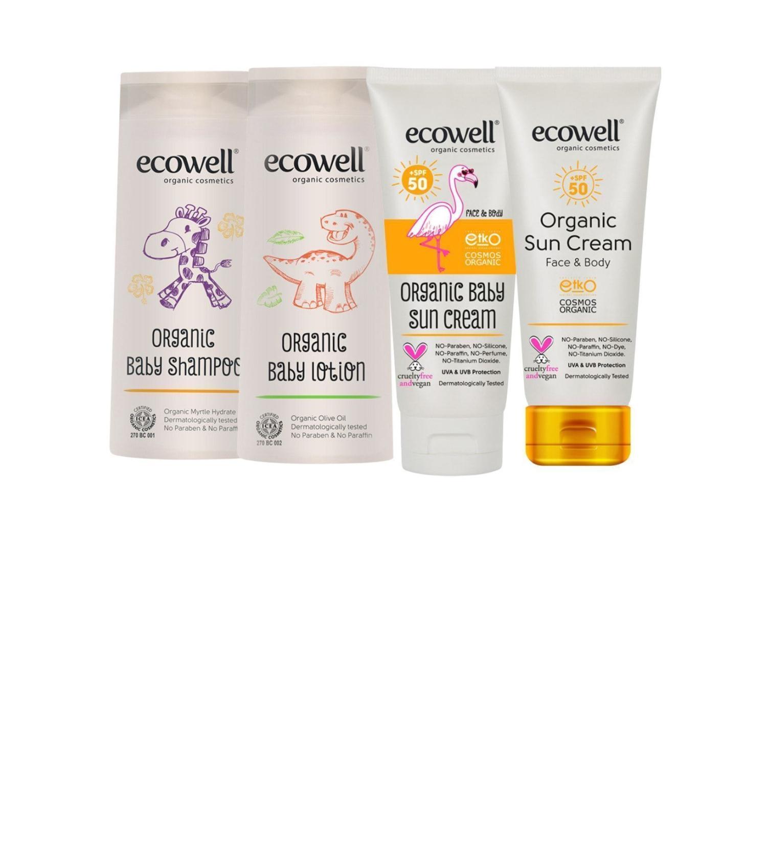 Ecowell Organic Mother-Baby Holiday Package (4 PRODUCTS) - Buy Online on GoSupps.com