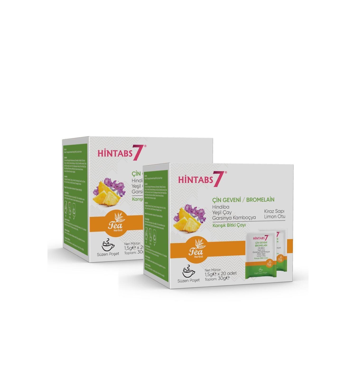 Hintabs 7 Astragalus Bromelain Pineapple Extract Chinese Milk Milk Detox Tea Set of 2 - Buy Online on GoSupps.com