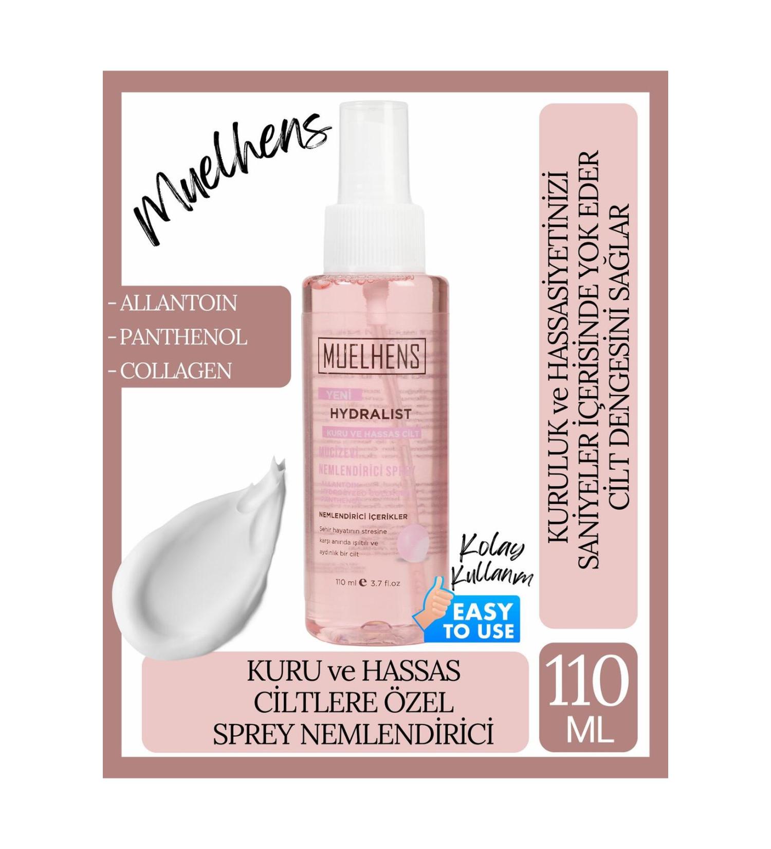 Muelhens Hydralist Moisturizing Spray Dry and Sensitive Skin 110 ml - Buy Online on GoSupps.com
