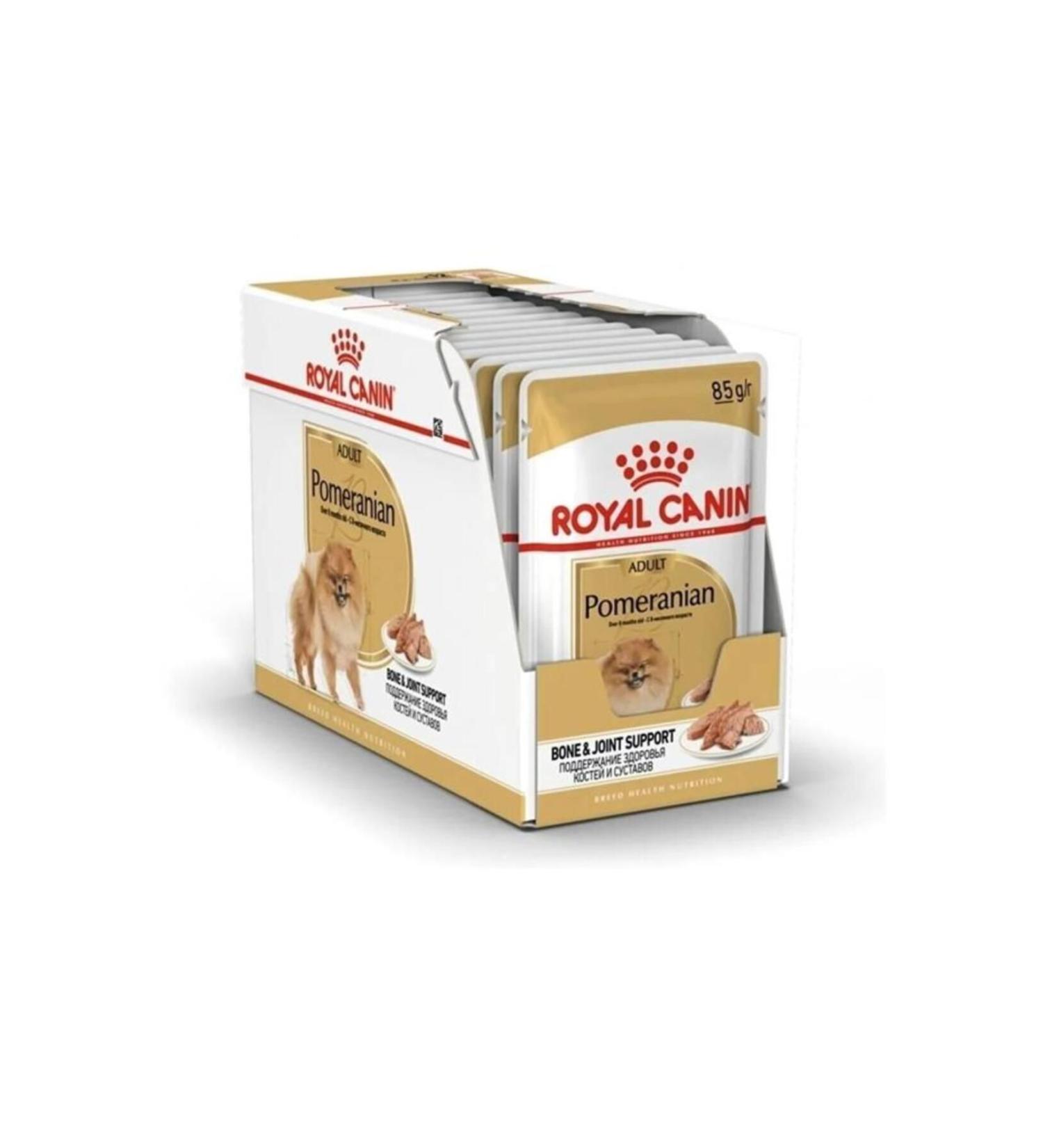 Royal Canin Pomeranian Dog Pounch 85G 12 Pack