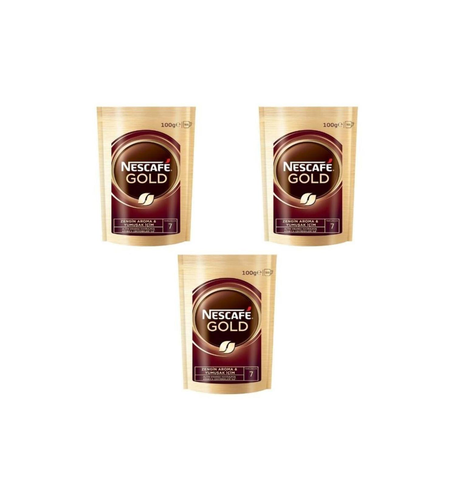 Nescafe - COFFEE NESCAFE GOLD 100GR - 3 PACKS