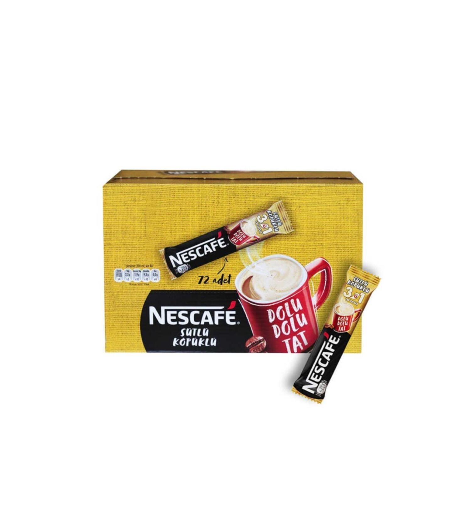 Nescafe 3 in 1 Milk Foam 72 Pack 17.5 Gr