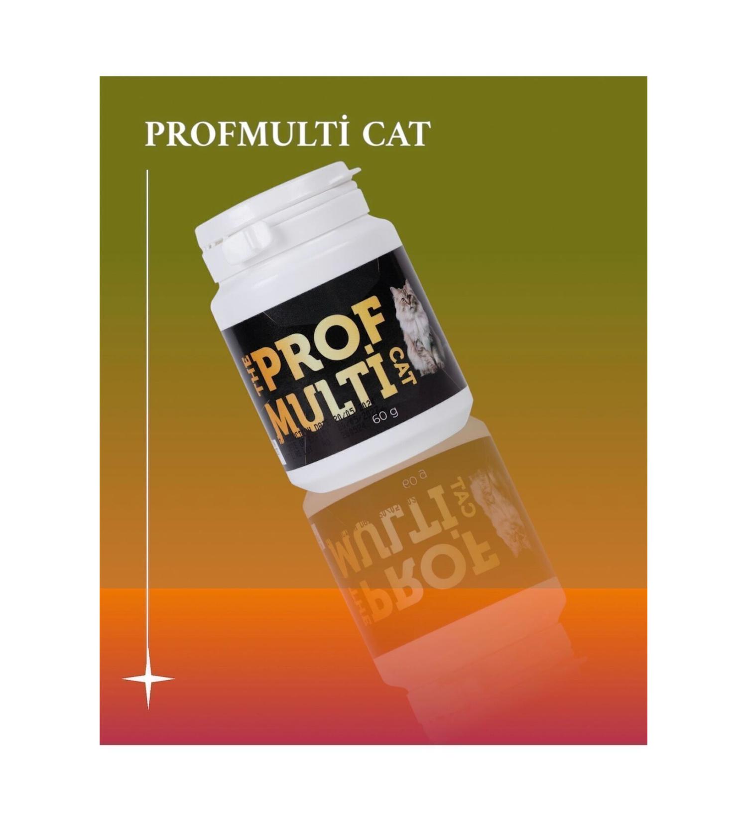THEPROFMULTI Profmulti Cat Multivitamin Specially Formulated by Veterinary Professors for Cats 60 gr - Buy Online on GoSupps.com