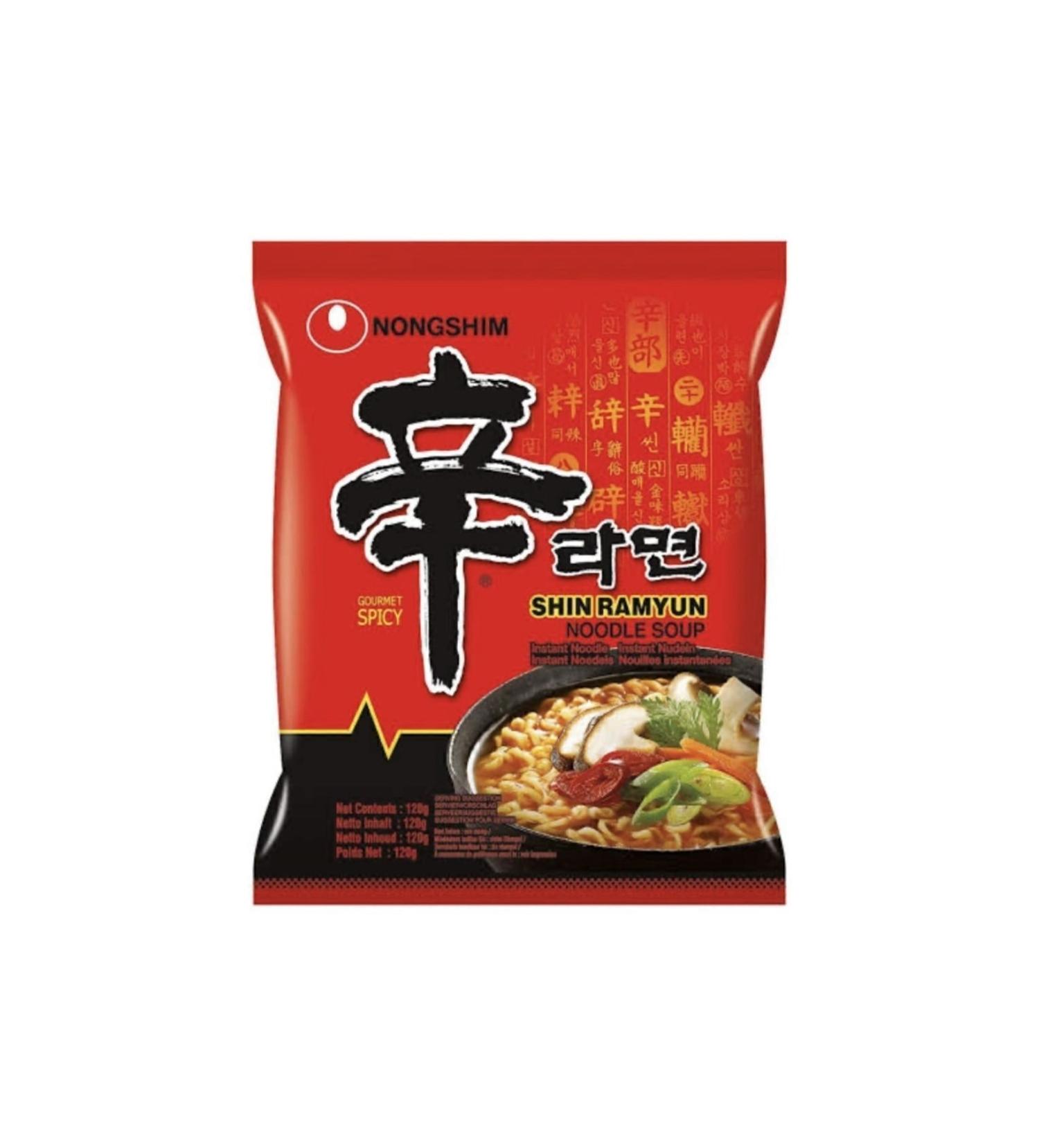 samyang Nongshim Shin Ramyun Noodle Soup 120g