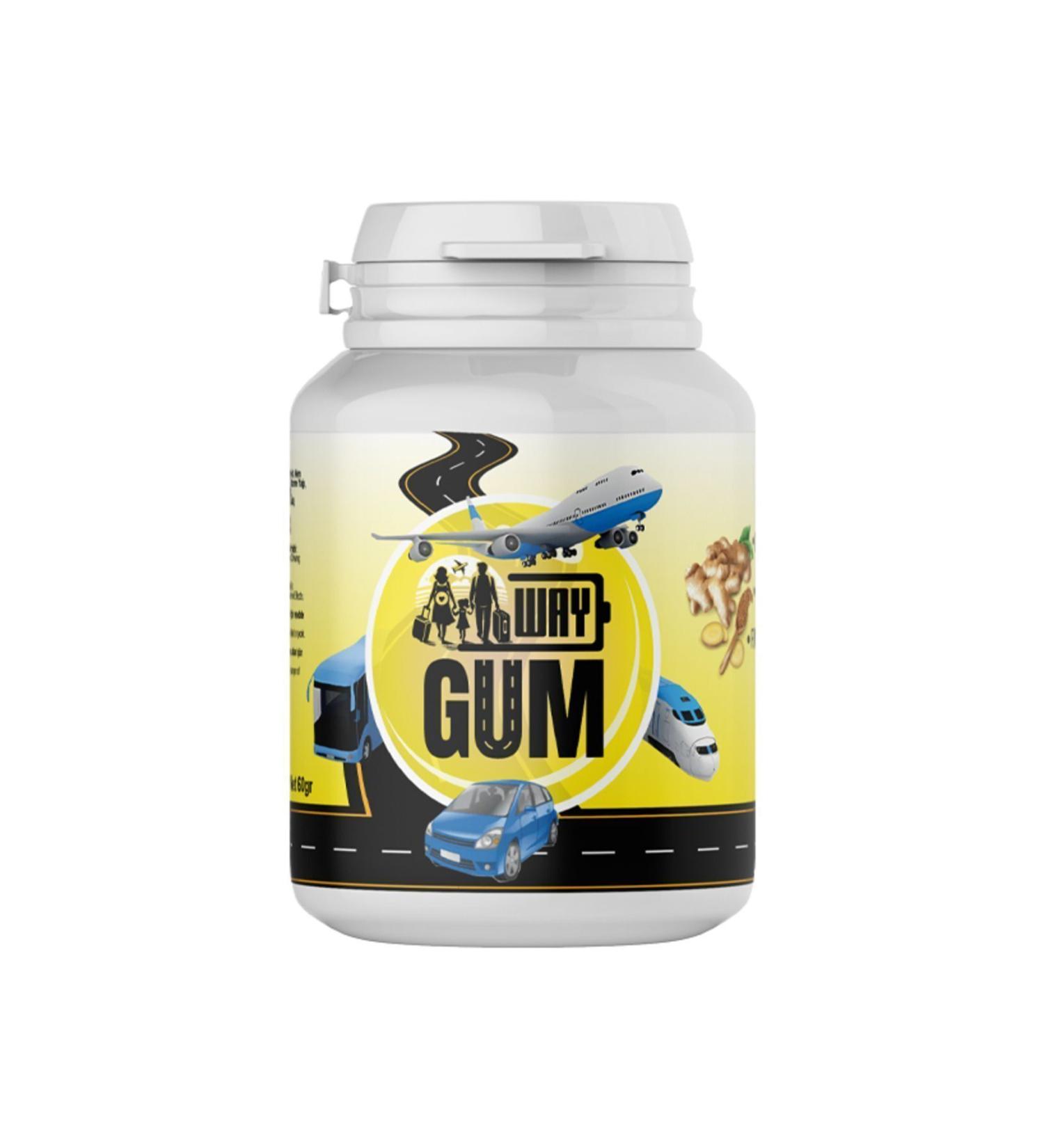 FullGum Way- Filled Gum with Ginger Extract Medicinal Mint and Fennel Oil - Buy Online on GoSupps.com
