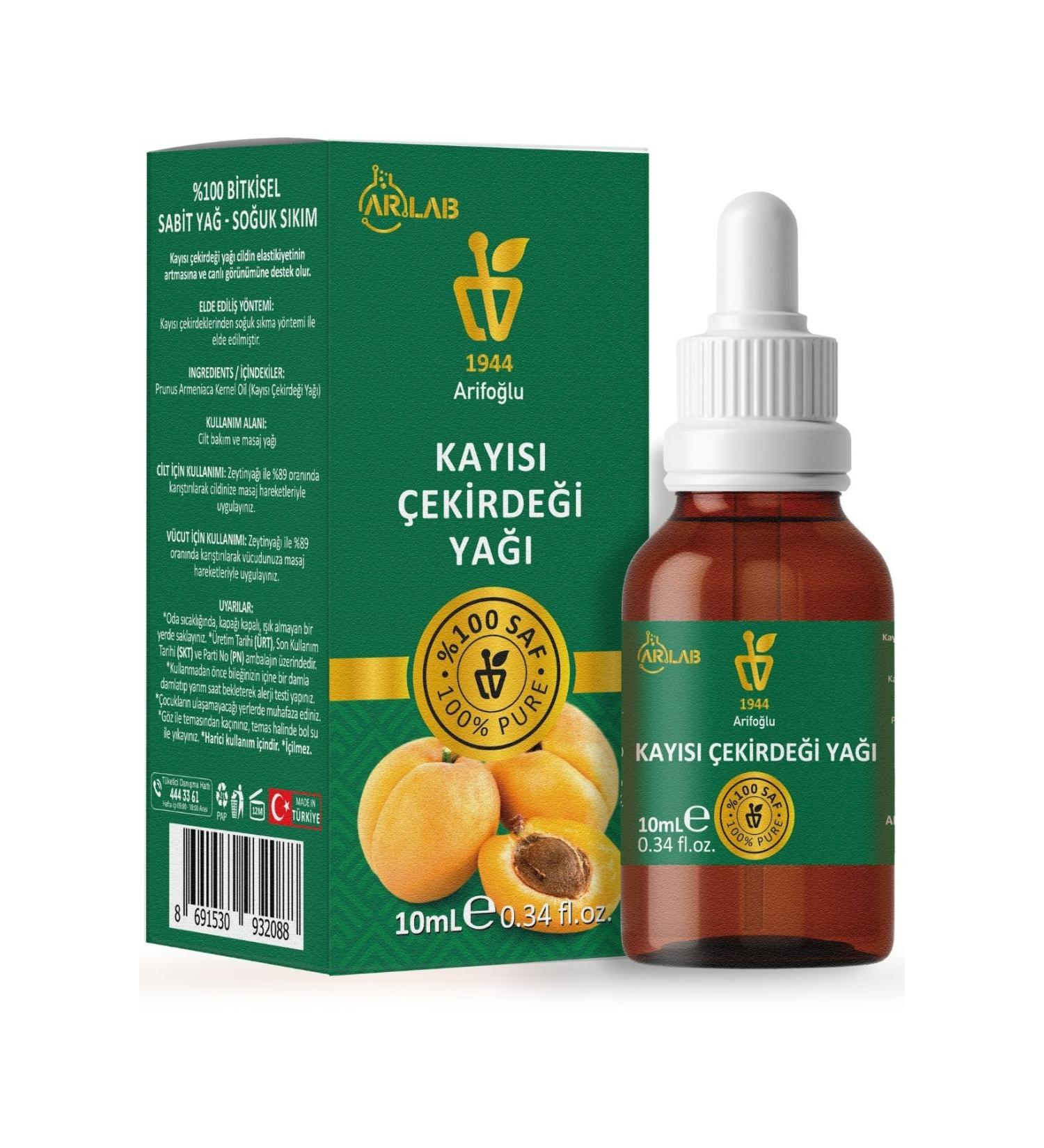 Arifo lu Arlab Apricot Kernel Oil 10ml Pure Oil
