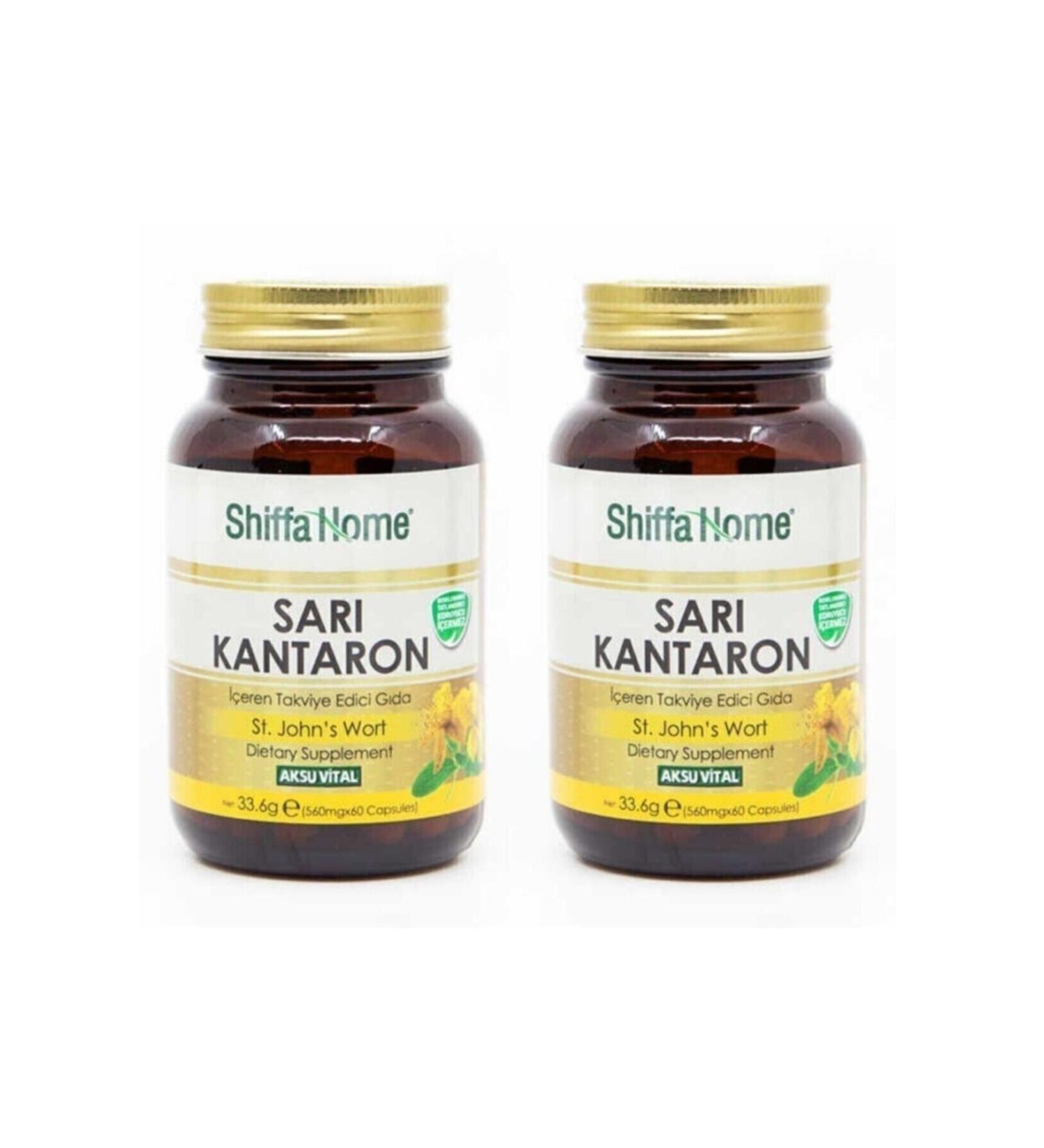 Shiffa Home St. John's Wort 560 Mg 60 Capsules 2 Pieces