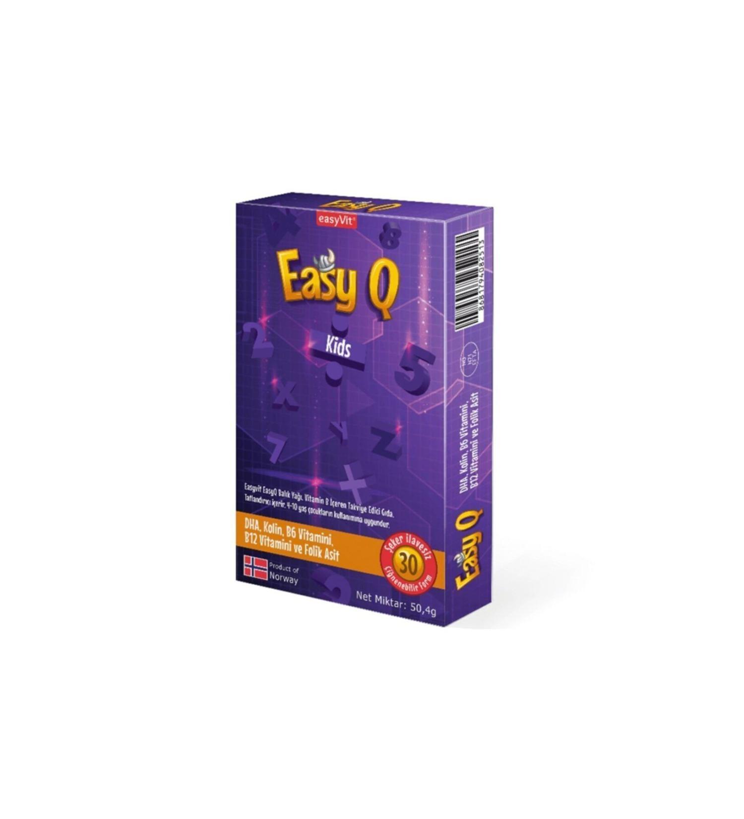 Easy Fishoil Easy Q Kids 30 Chewable Tablets