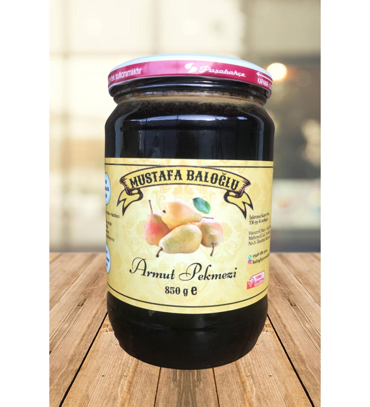 Mustafa Balo lu Honey Products Pear Molasses (Organic - Homemade) 850 Gr