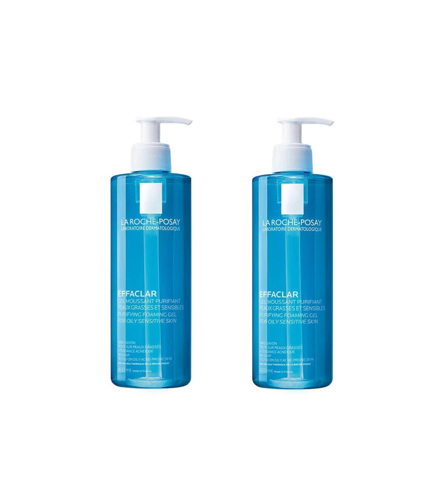 La Roche Posay Effaclar Gel 400 ml x 2 Pcs Advantage Pack