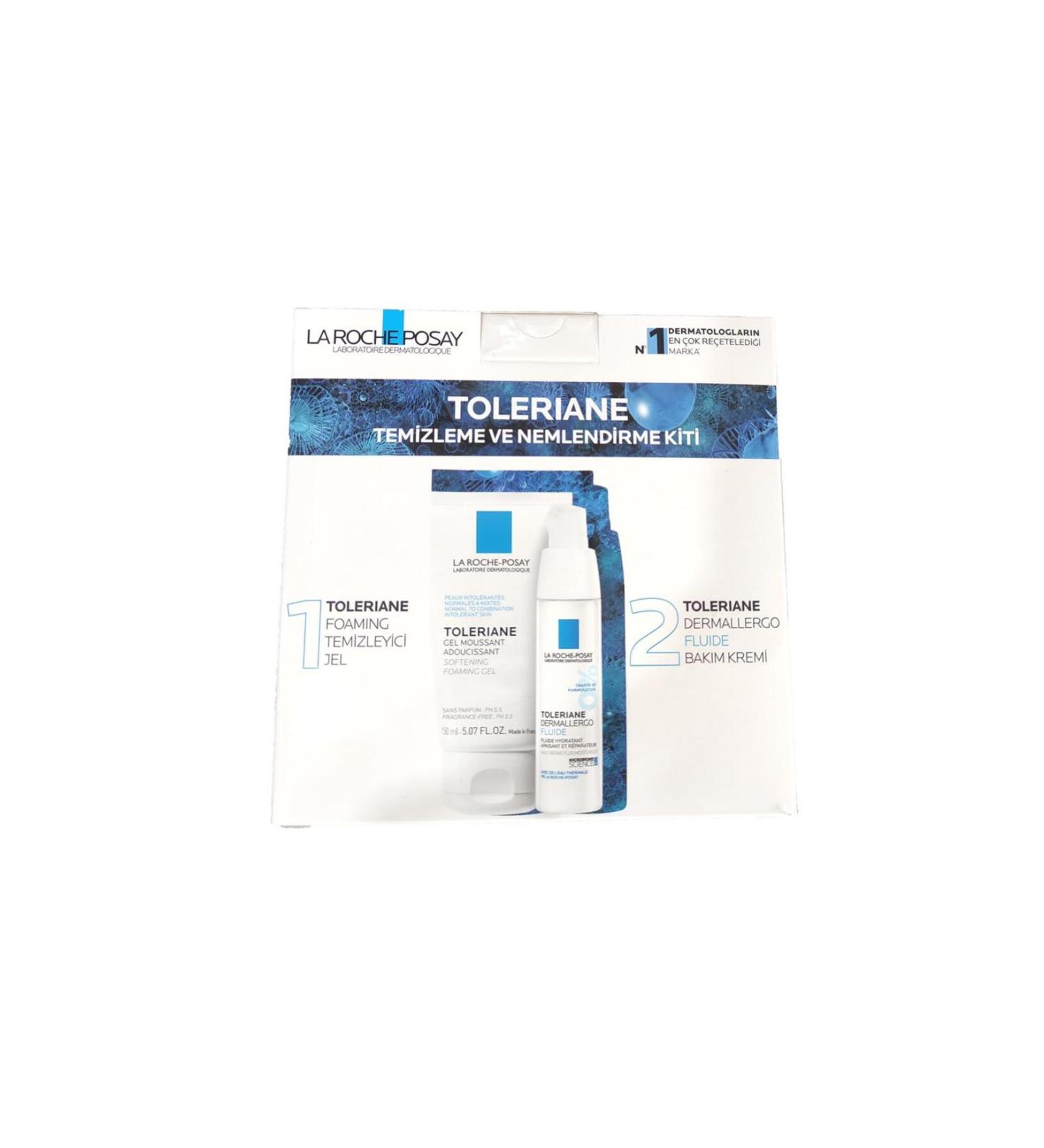 La Roche Posay Toler ane Dermallergo Fluide Toleriane Gel Moussant Cofre Set