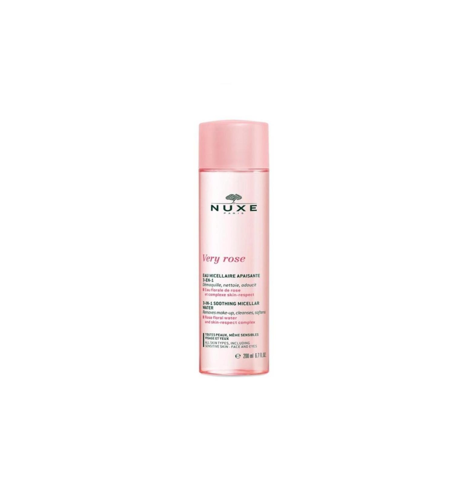 Nuxe Very Rose 3 in 1 Soothing Cleansing Water 200 ml