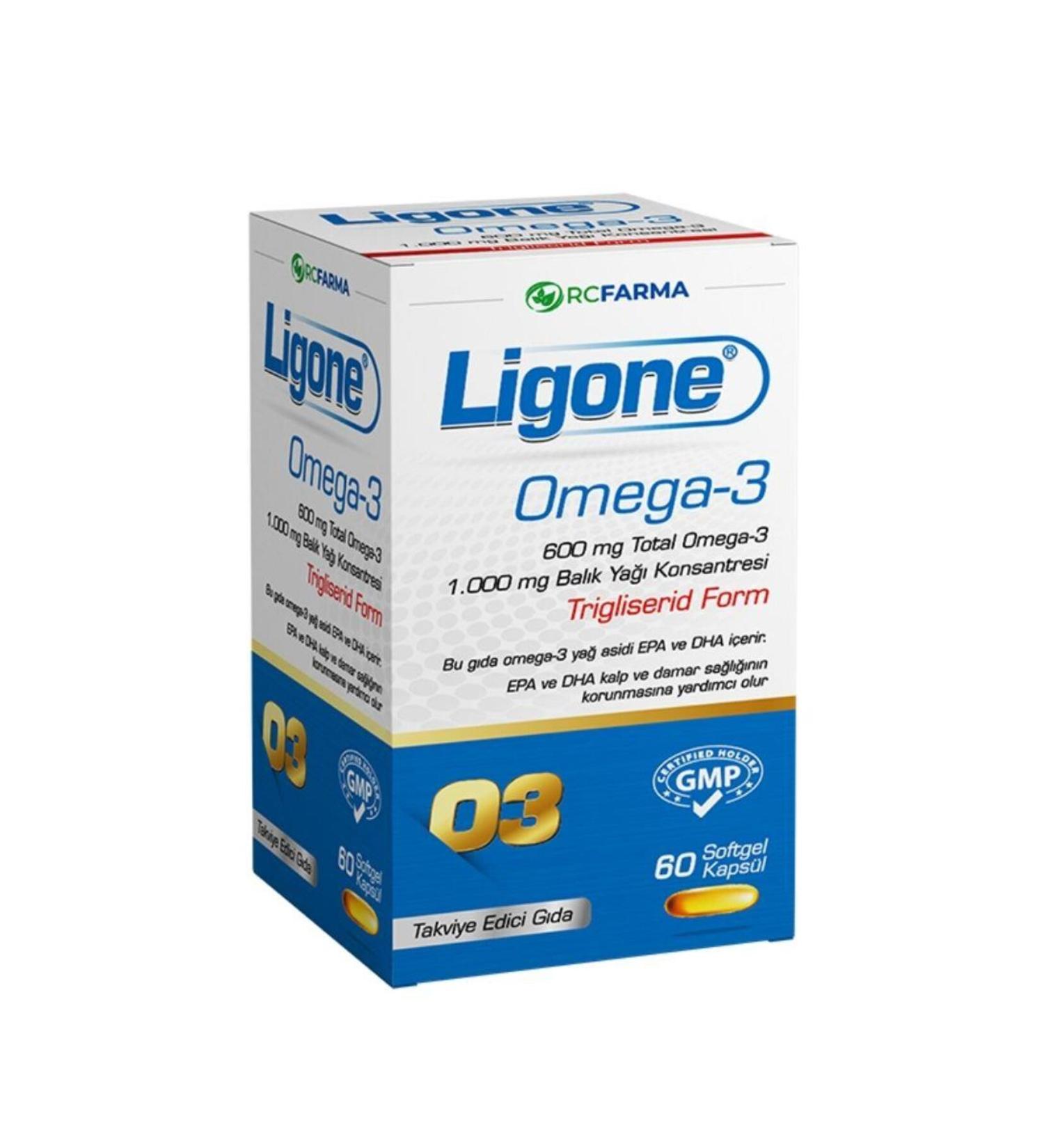 Rcfarma Ligone Omega3 60 Softgel
