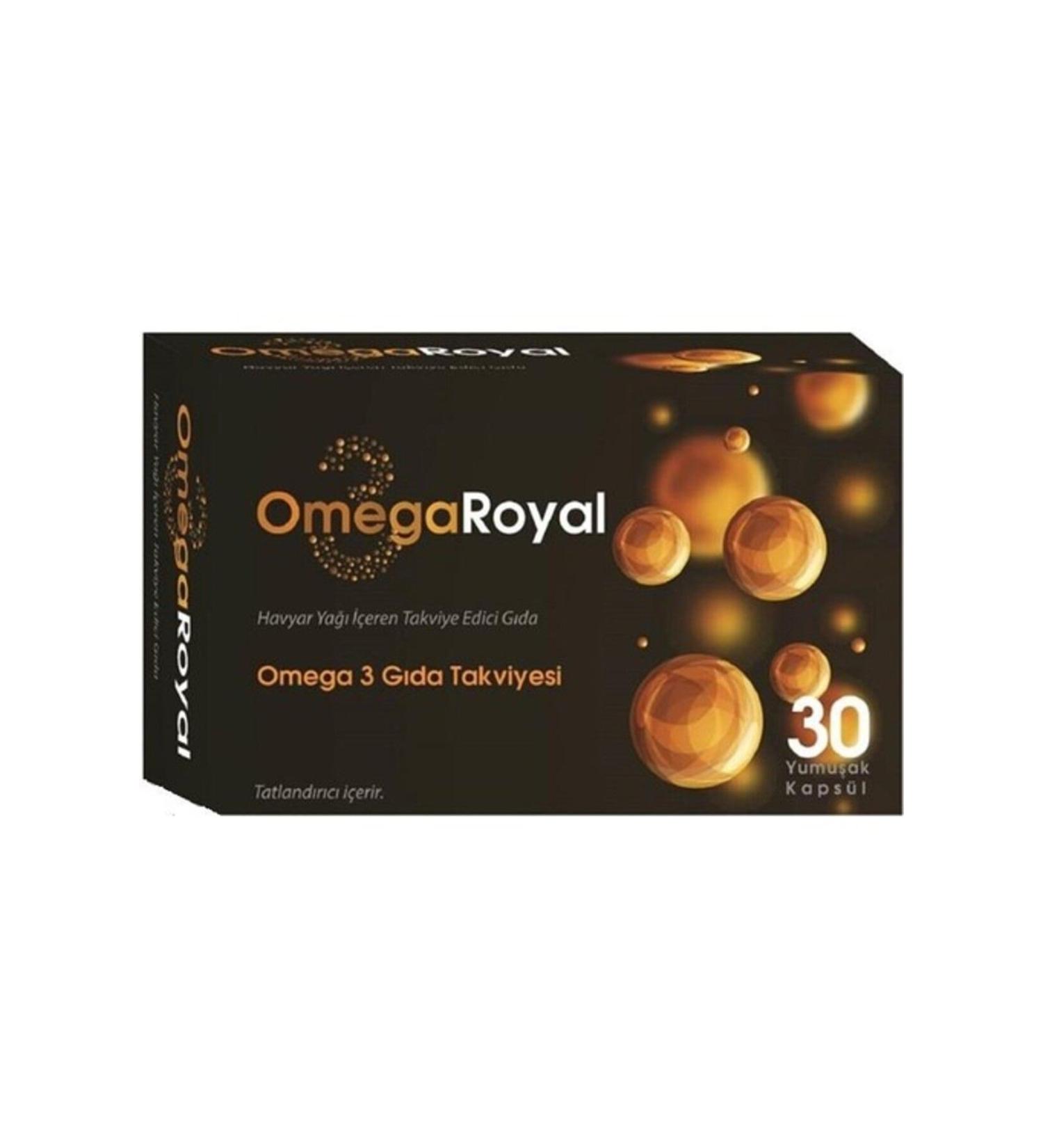 Omega Royal Caviar Fish Oil 30 Capsules