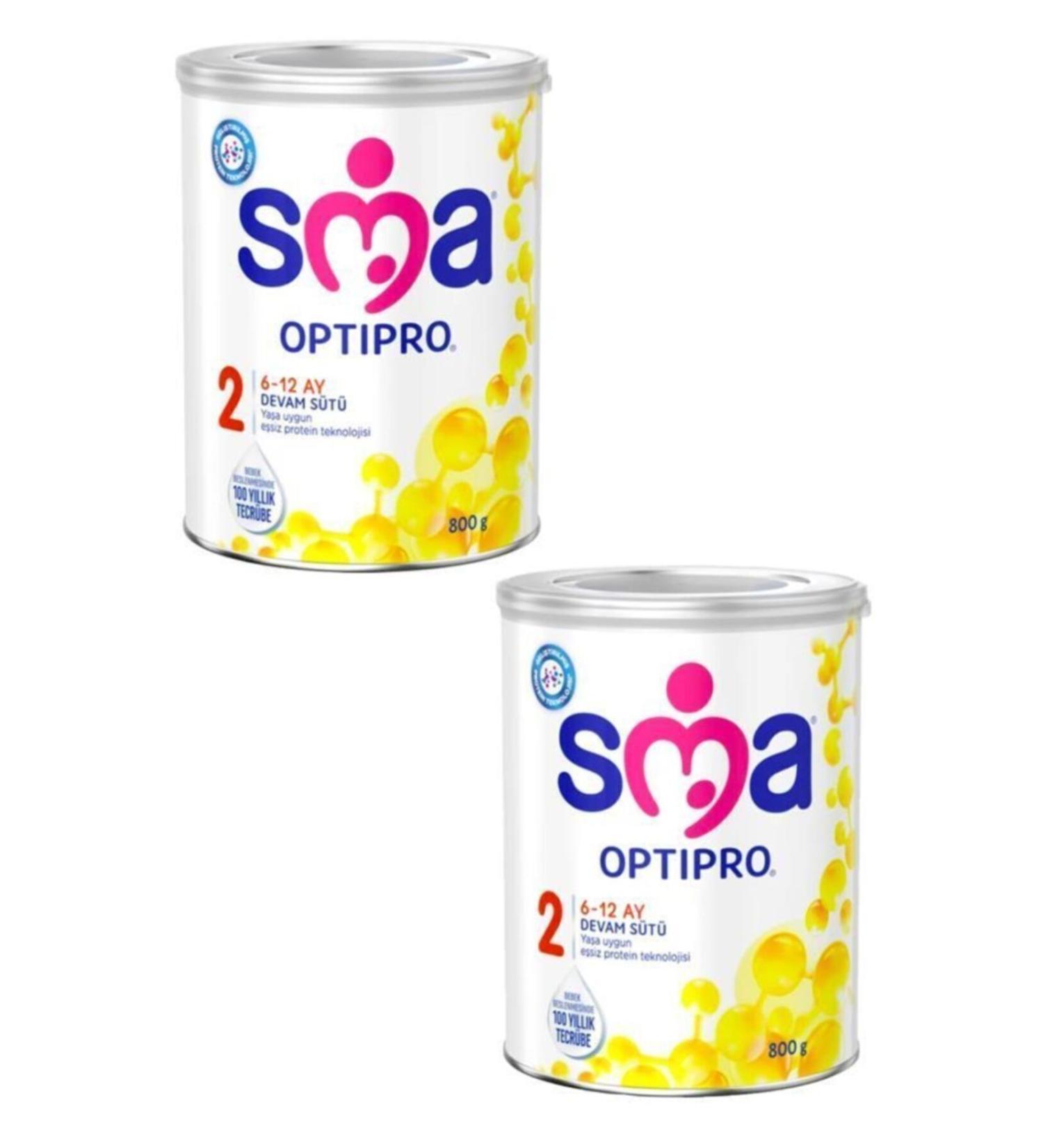 SMA Number 2 Optipro Child Follow-On Milk 800 gr 2-pack - Buy Online on GoSupps.com