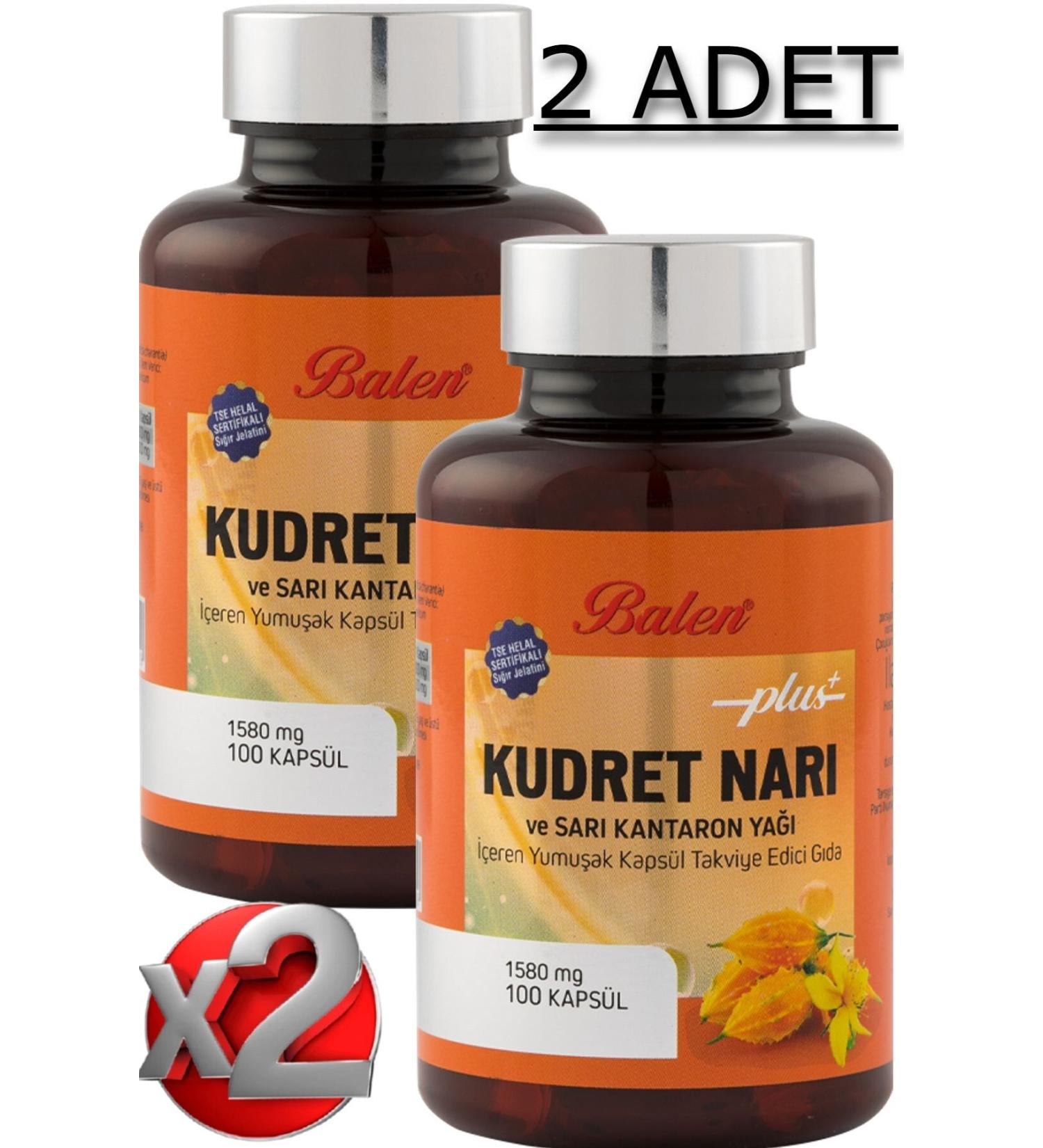 Balen 2 Pieces Bitter Melon and St. John's Wort Oil Capsules