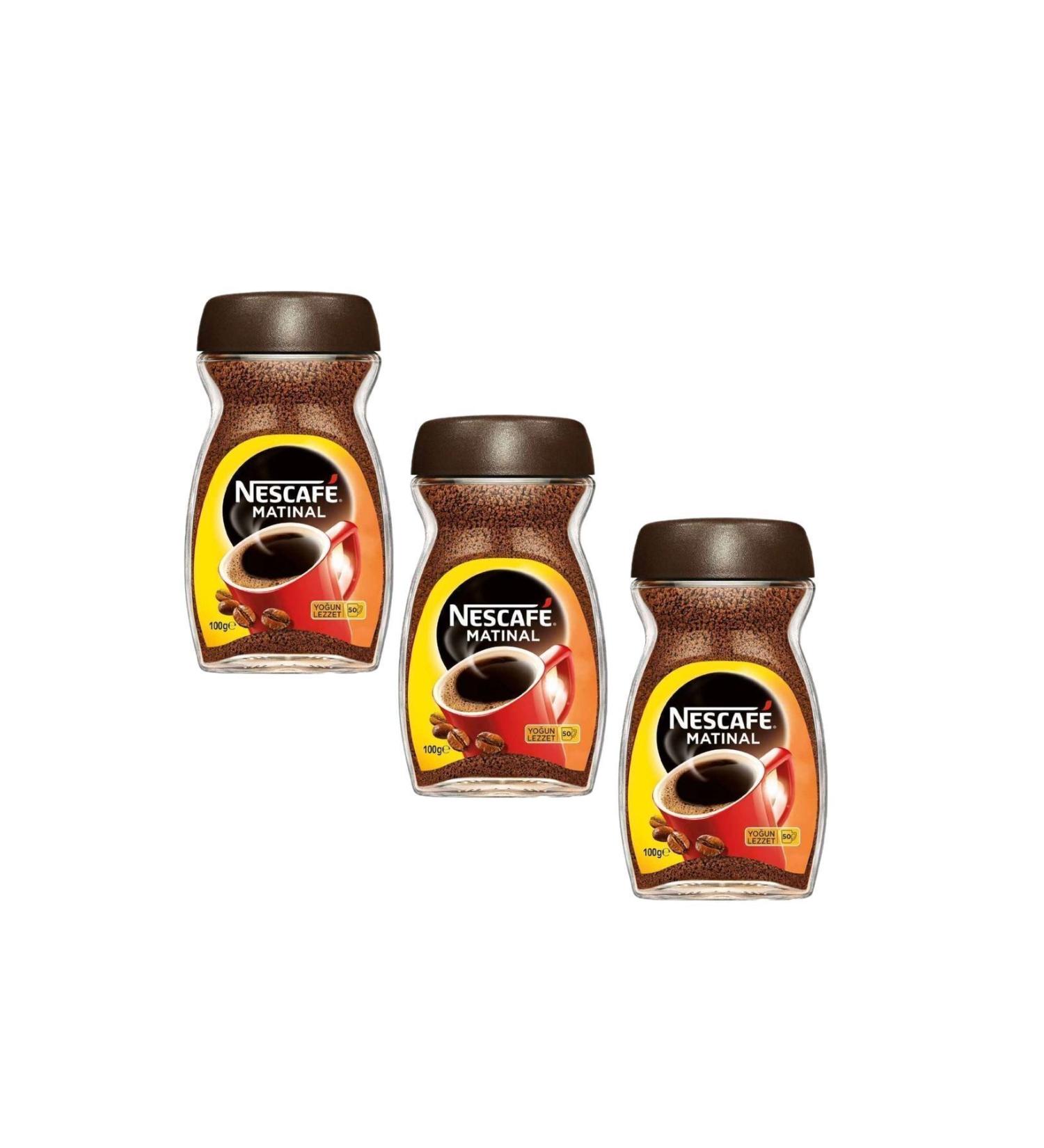 Nescafe Matinal Granule Coffee Intense Flavor 100 Gr 3 Pieces