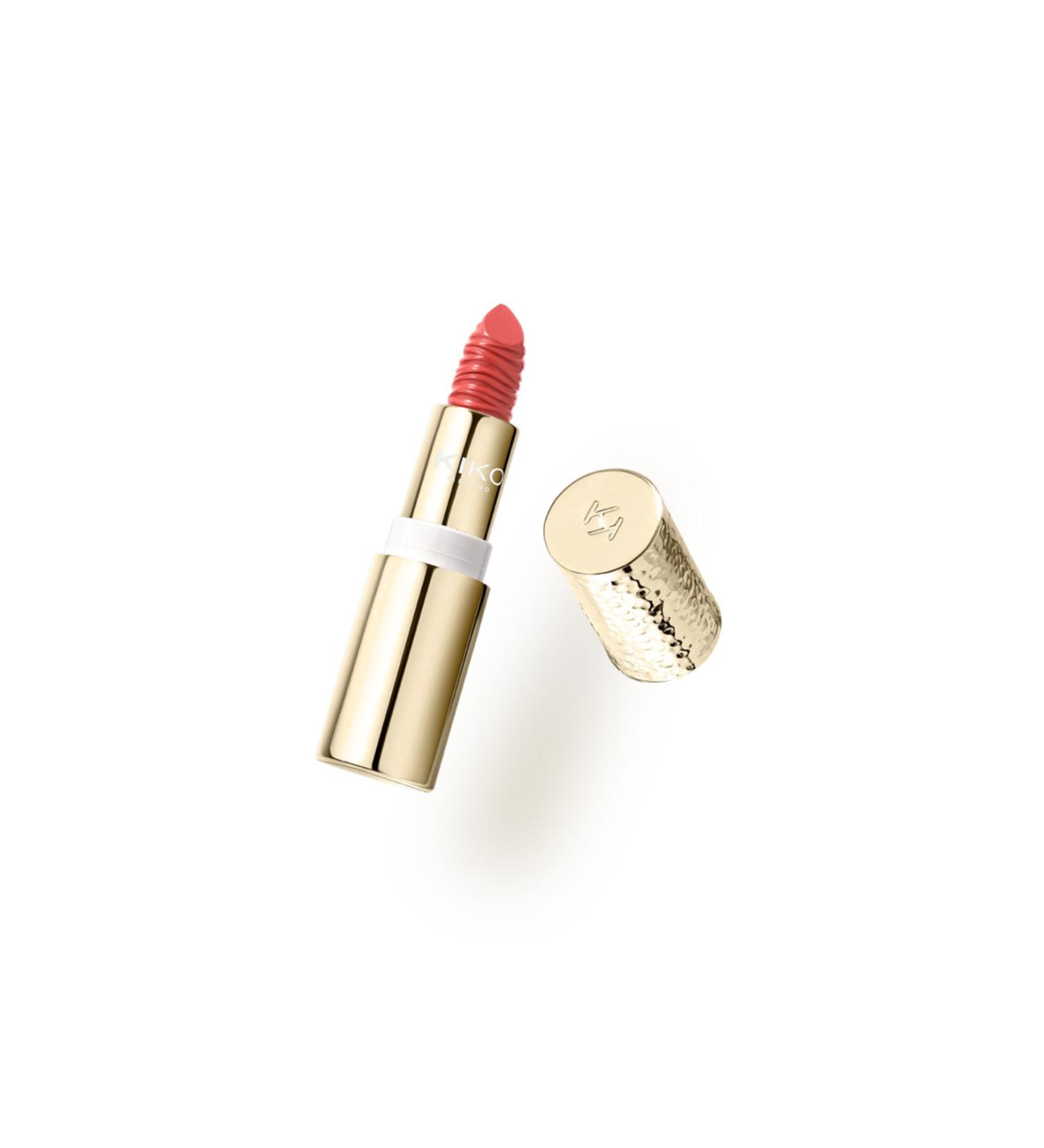 KIKO LIPSTICK - GOLD REFLECTIONS GLEAM & CARE LIPSTICK SPF30 - 06 Exotic Watermelon - Buy Online on GoSupps.com