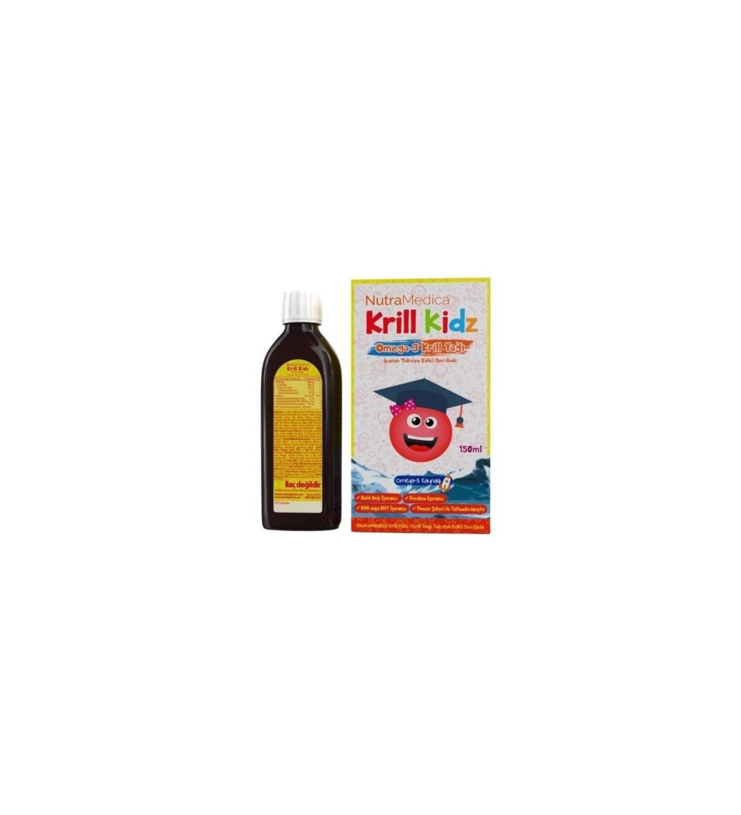 Nutra Medica Krill Kidz Omega3 and Krill Oil Supplementary Food 150ml