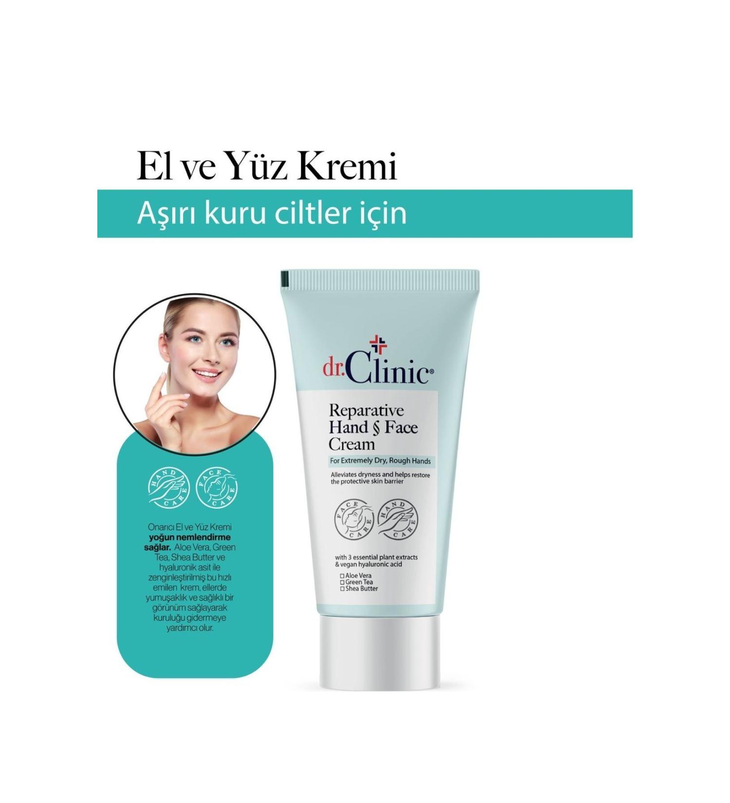 Dr. Clinic Repairing Hand and Face Cream 50 ml