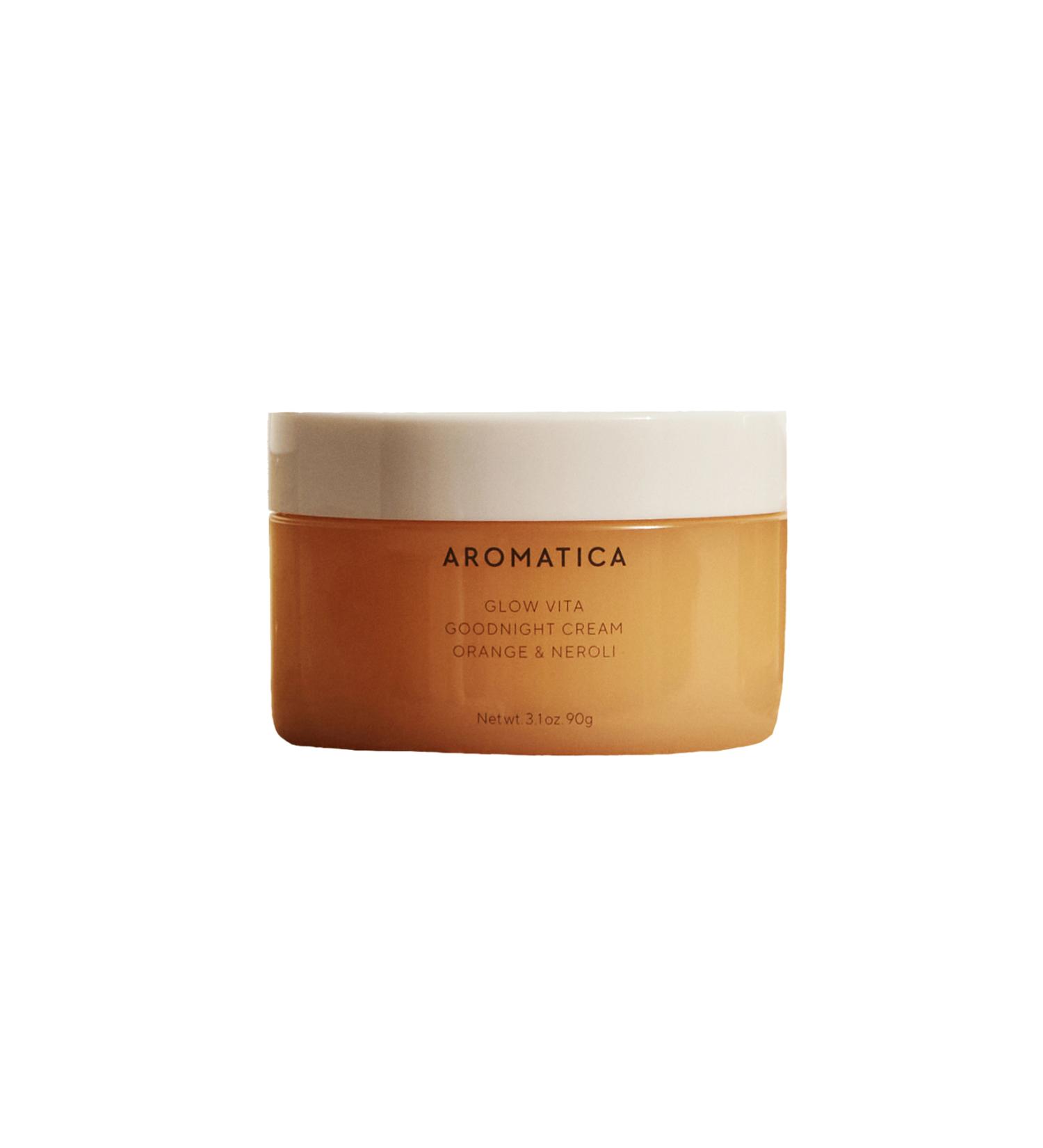 Aromatica Glow Vita Goodnight Cream Orange & Neroli 90g - Brightening Vitamin & Niacinamide Vegan Night Cream