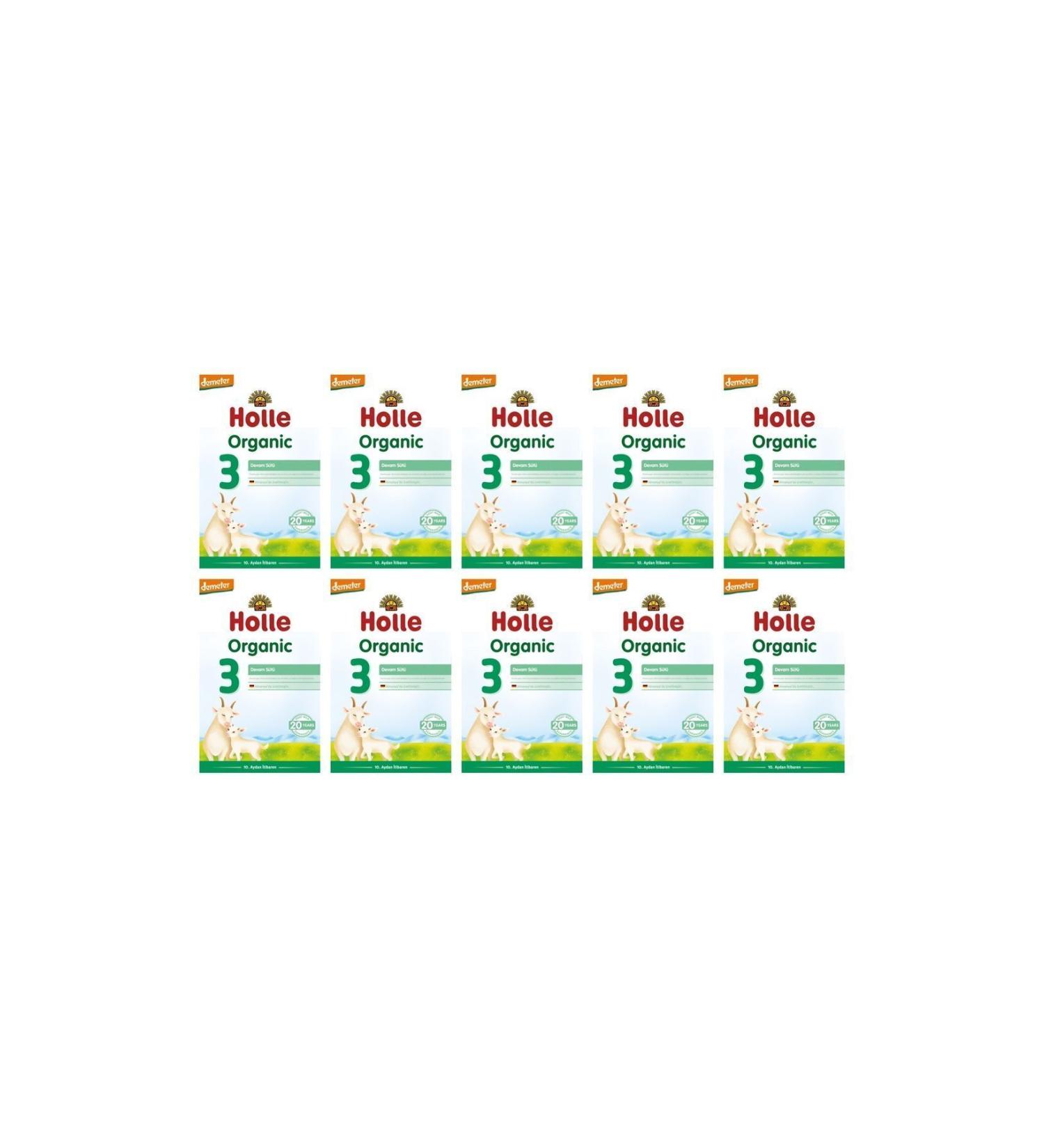 Holle ORGANIC 3 GOATS FOLLOW-ON MILK 400 GR 10 PIECES