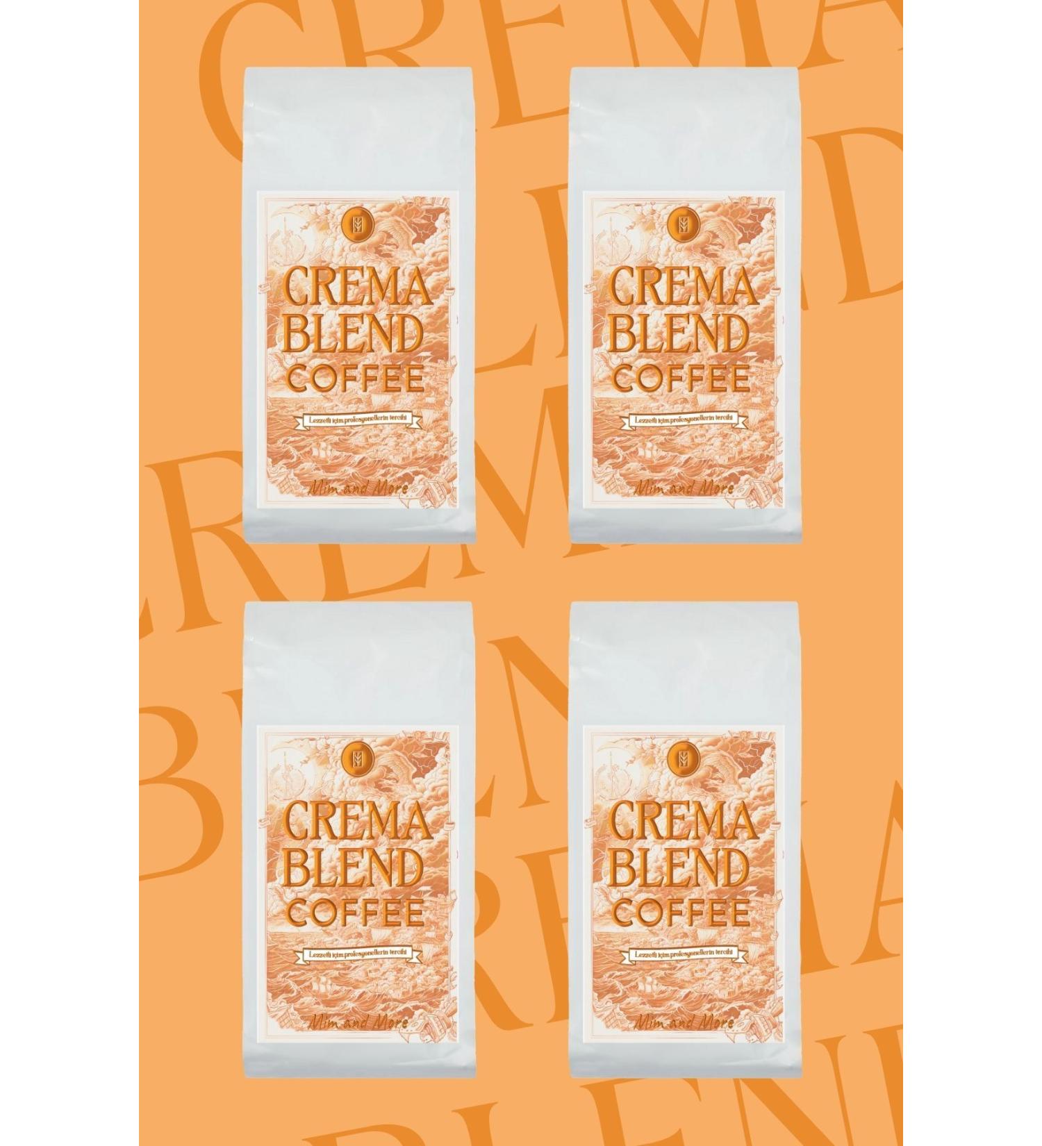 Mim and More 4 X 1 Kg Crema Blend Coffee Espresso Bean Coffee