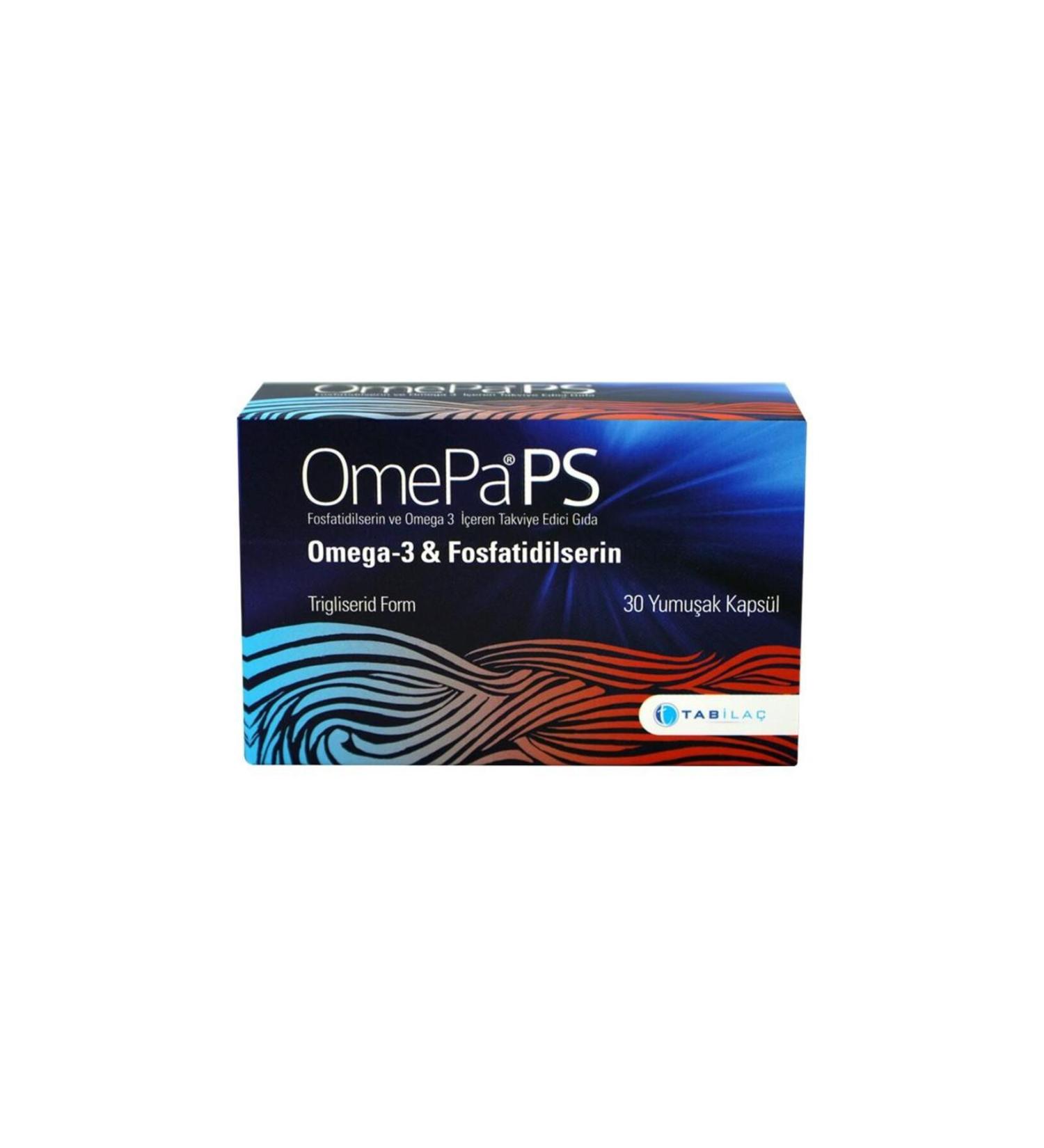 Omepa Ps Omega 3 and Phosphatidylserine Containing Supplementary Food 30 Softgels