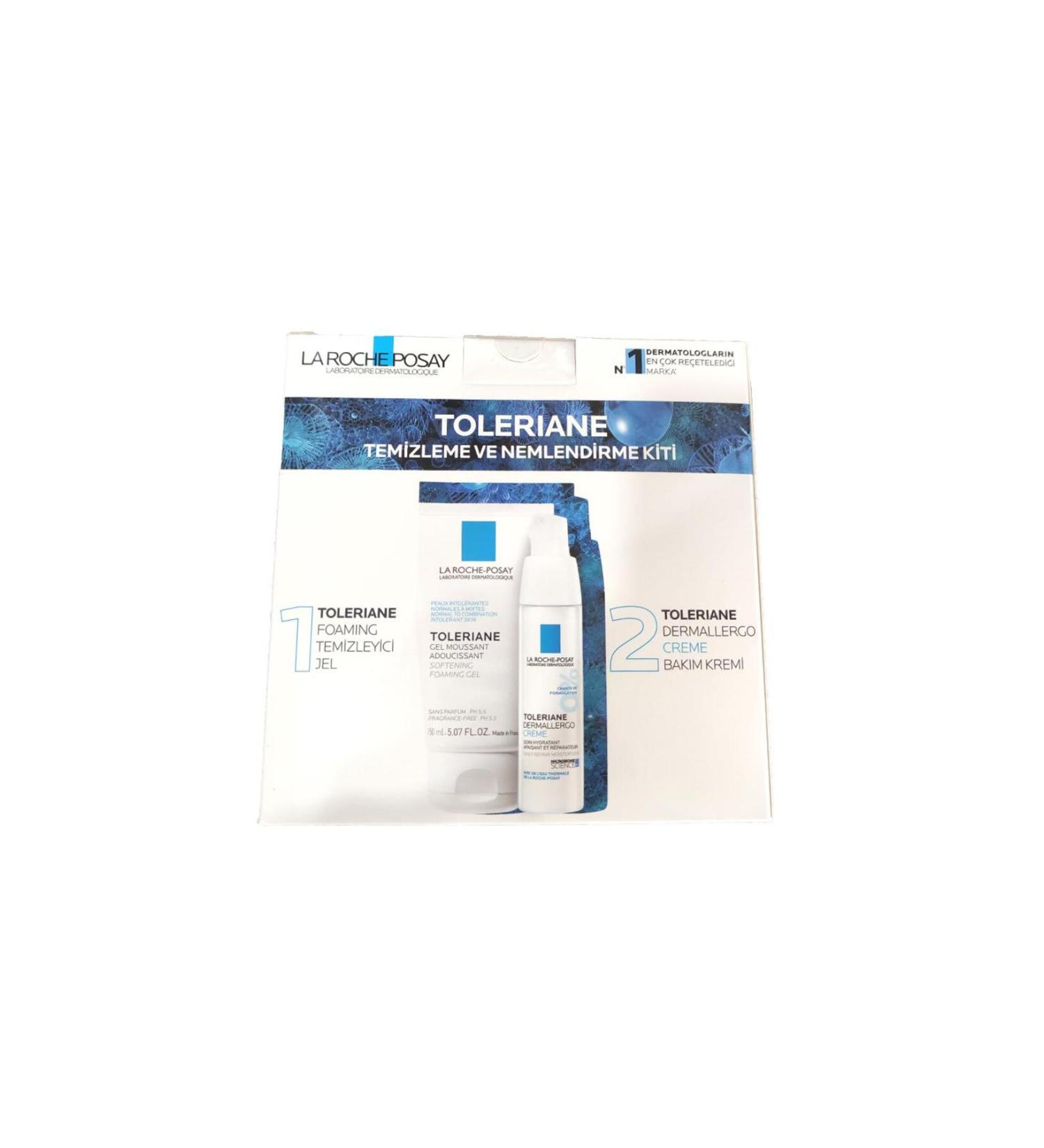 La Roche Posay Toleriane Dermallergo Creme + Toleriane Gel Moussant Set