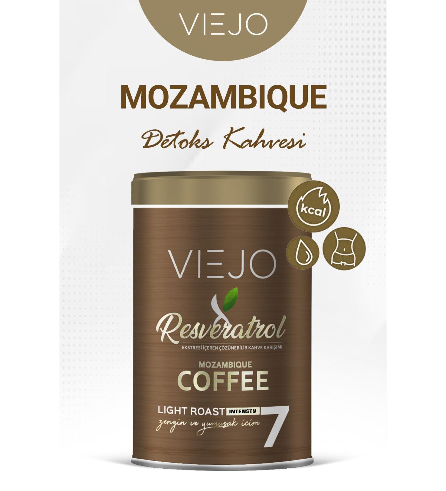 Viejo Mozambique Coffee Containing Resveratrol That Helps Lose Weight and Eliminate Edema - Buy Online on GoSupps.com