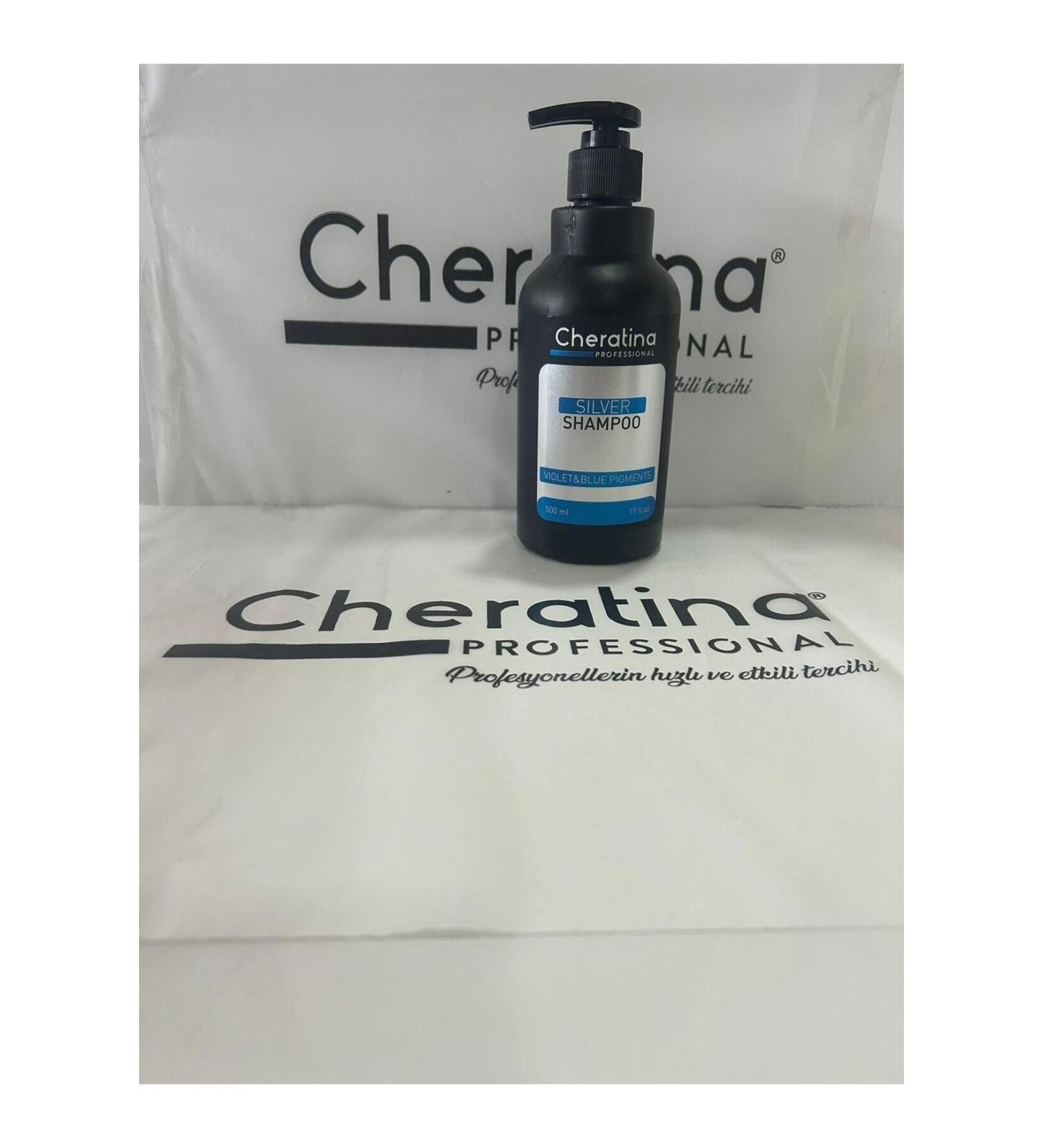 Cheratina Professional Silver Shampoo 500 ml / For Dyed Hair
