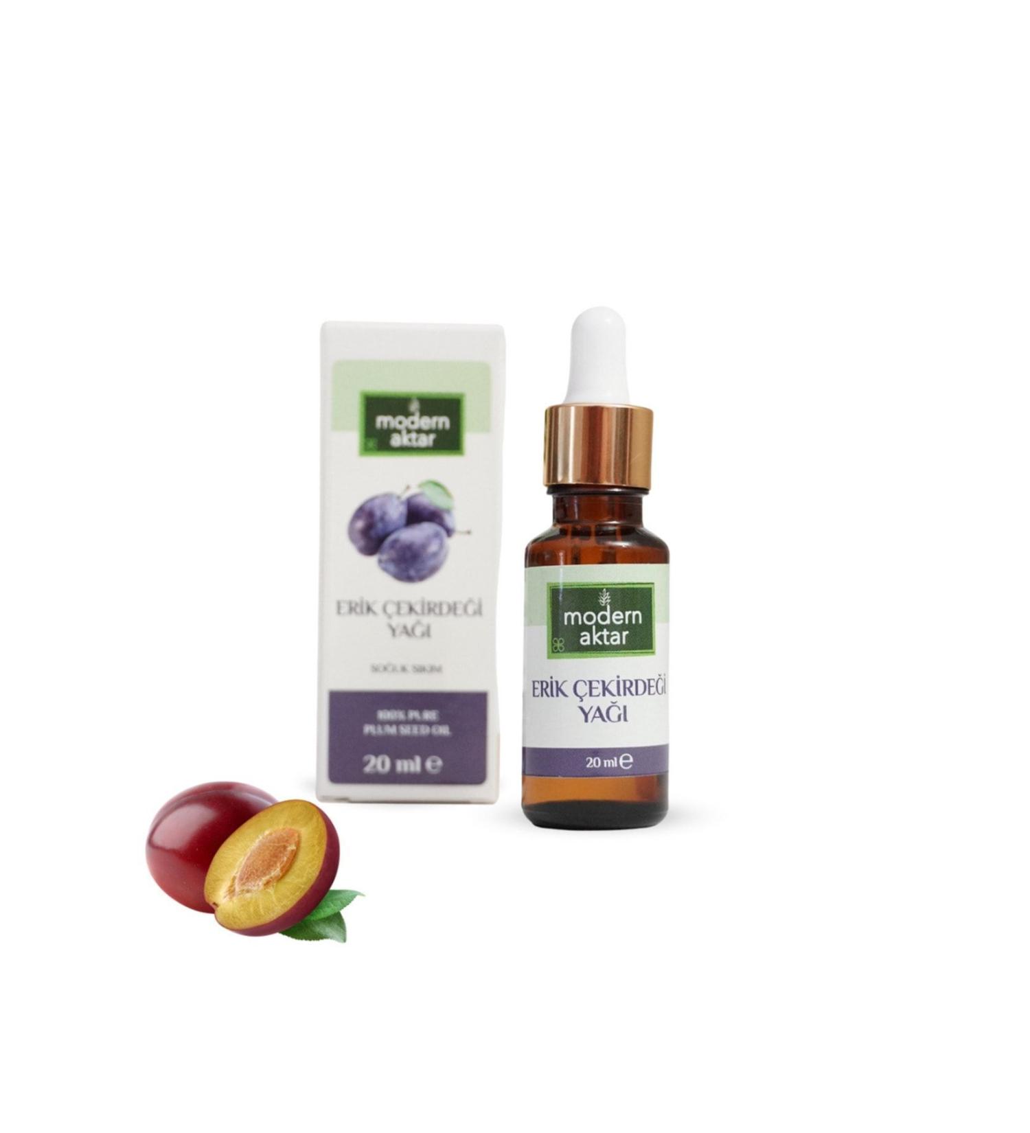 modern herbalist Natural Plum Seed Oil 20ml Cold Pressed