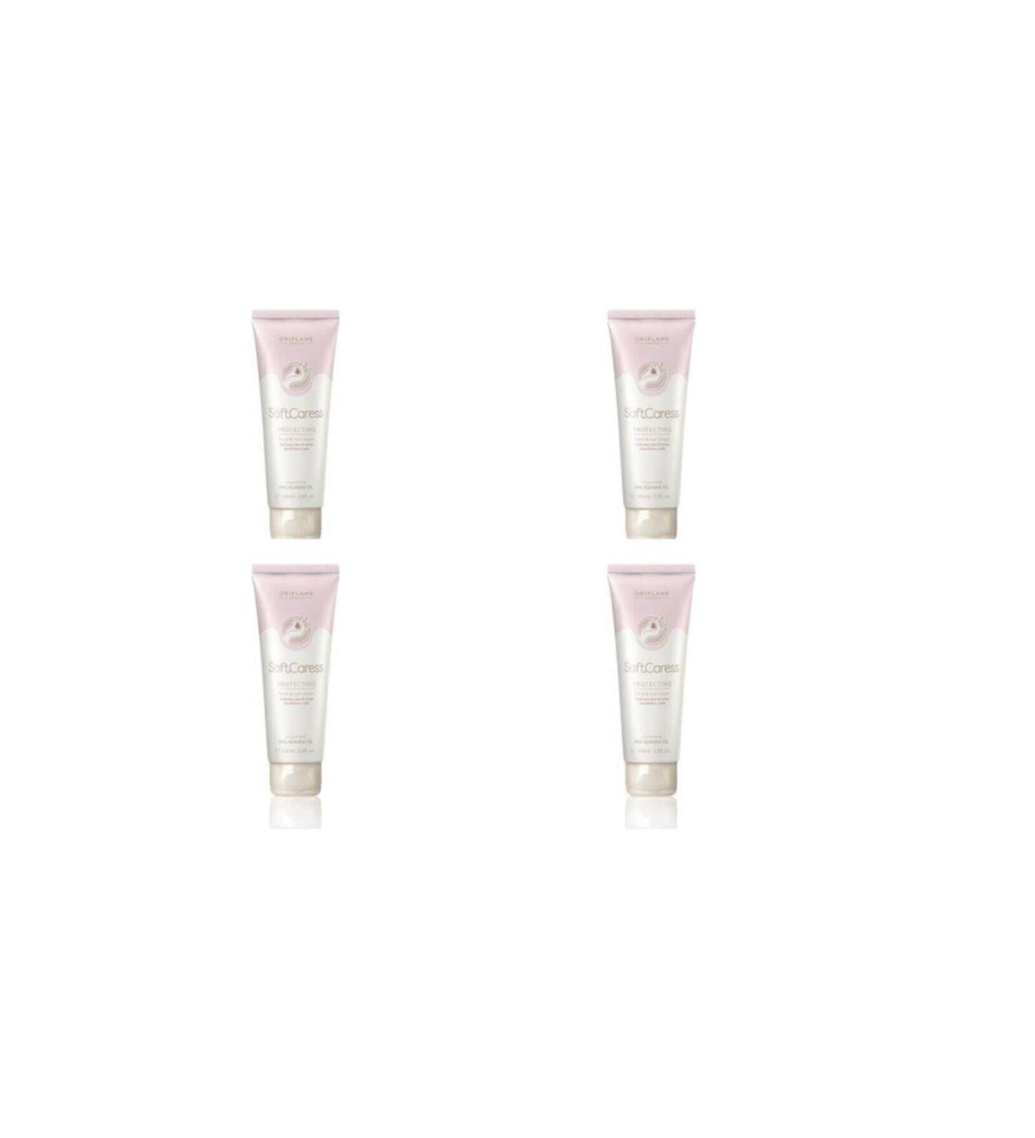 Oriflame Softcaress Protective Hand & Nail Cream Large Size 150ml-4 Pieces
