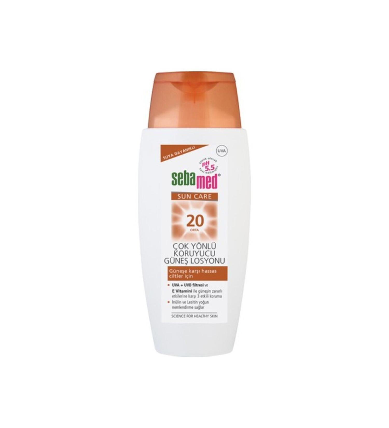 Sebamed Sun Protection Sun Lotion Spf 20 150 ml - Buy Online on GoSupps.com