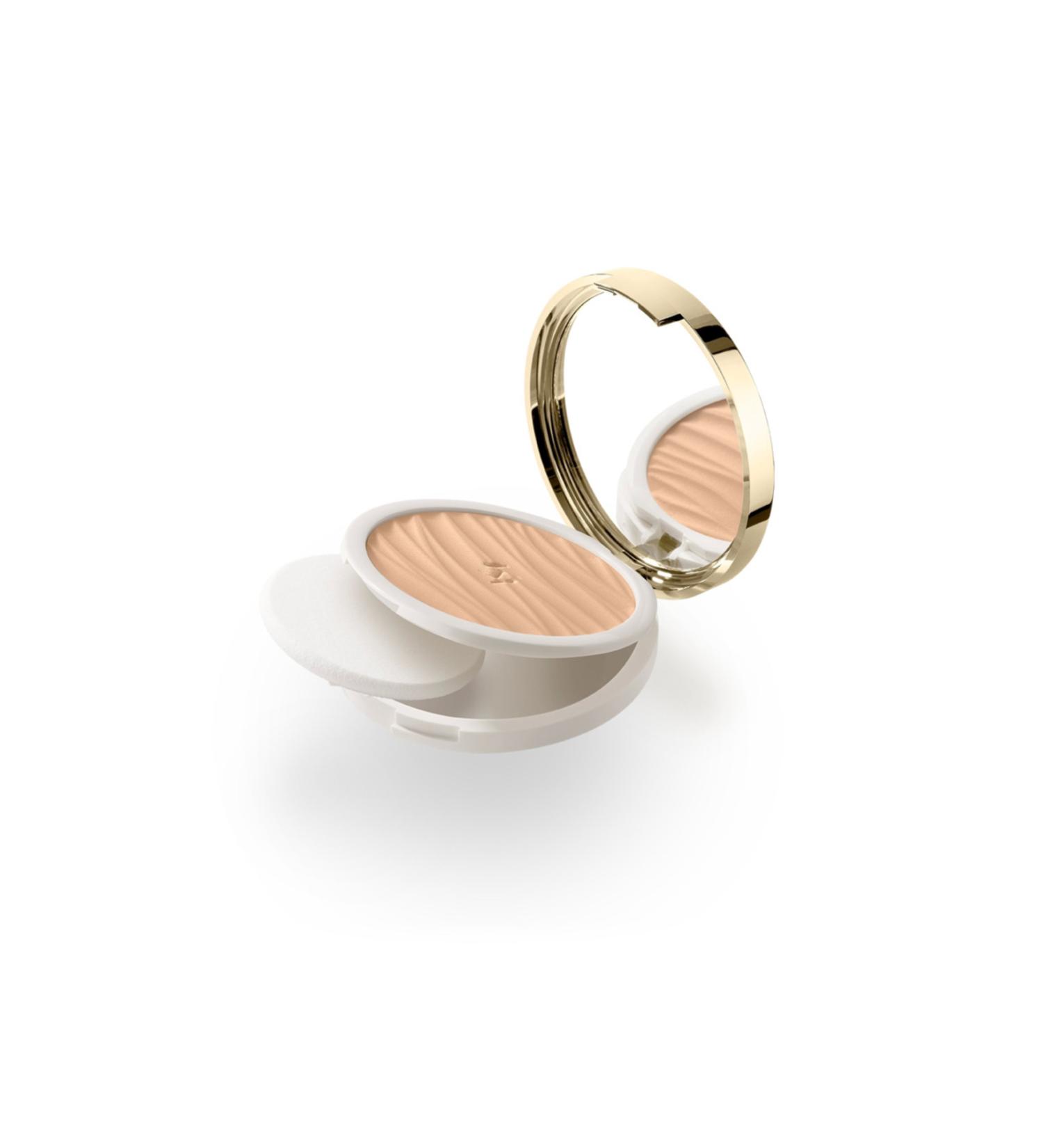 KIKO FOUNDATION - GOLD REFLECTIONS SUMMERPROOF POWDER FOUNDATION SPF50 - 06 Caramel - Buy Online on GoSupps.com